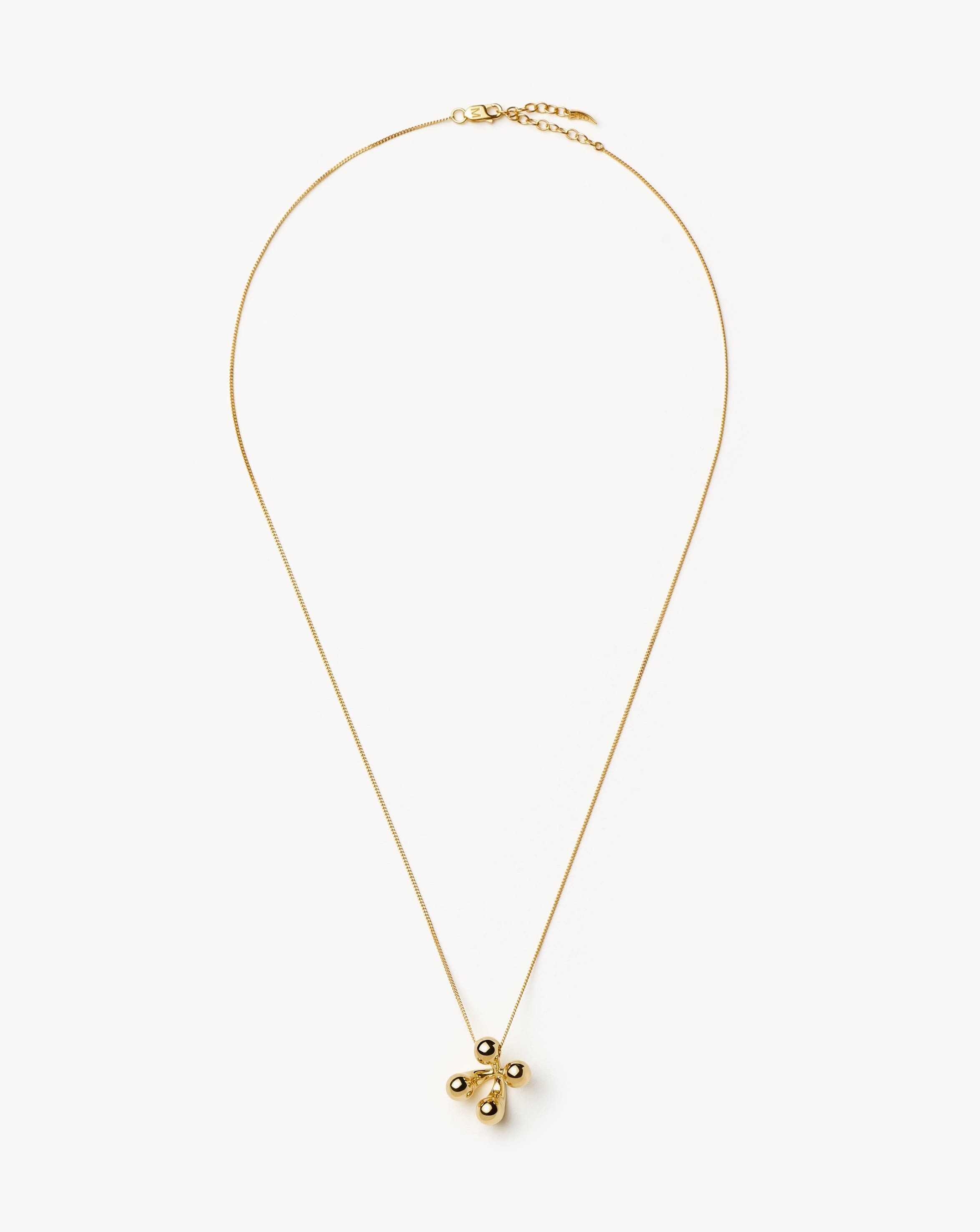 Atom Large Pendant Necklace - 18k Gold Plated Women's Jewelry for Casual Wear, Date Night & Special Occasions