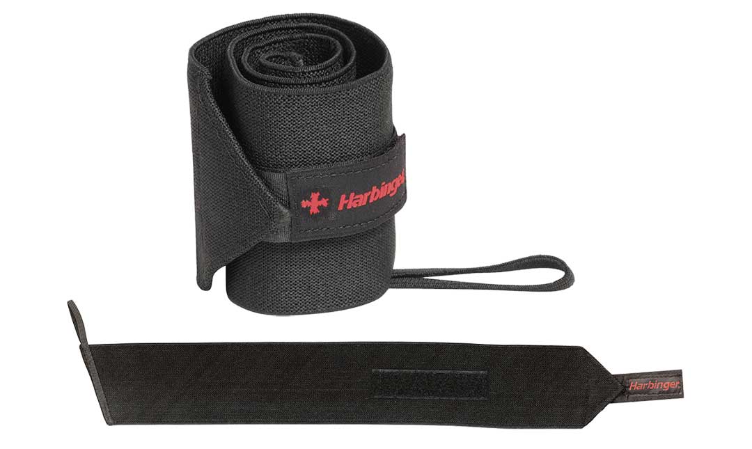 Harbinger Pro Thumb Loop Wrist Wraps for Weightlifting & CrossFit - Support & Stability for Heavy Lifting & Gym Workouts