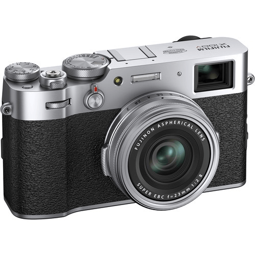 FUJIFILM X100V 26.1MP Digital Camera with 23mm F2 Lens - Silver | Compact Mirrorless Camera for Street Photography, Travel & Vlogging | 4K Video & Advanced Hybrid Viewfinder