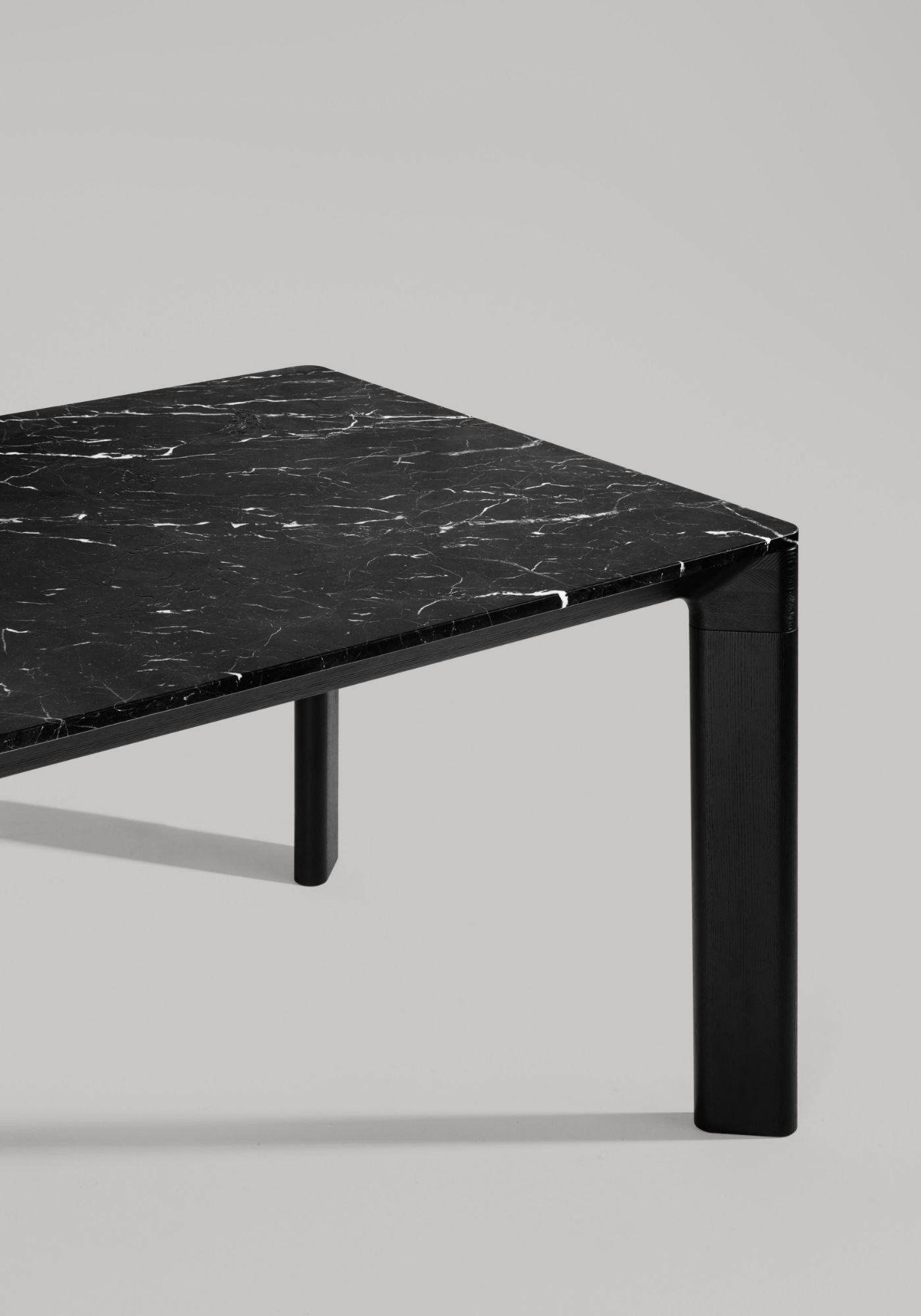 Midj Planum Modern Dining Table - Solid Wood Kitchen Table for 6 - Perfect for Dining Room, Kitchen, and Small Space Gatherings