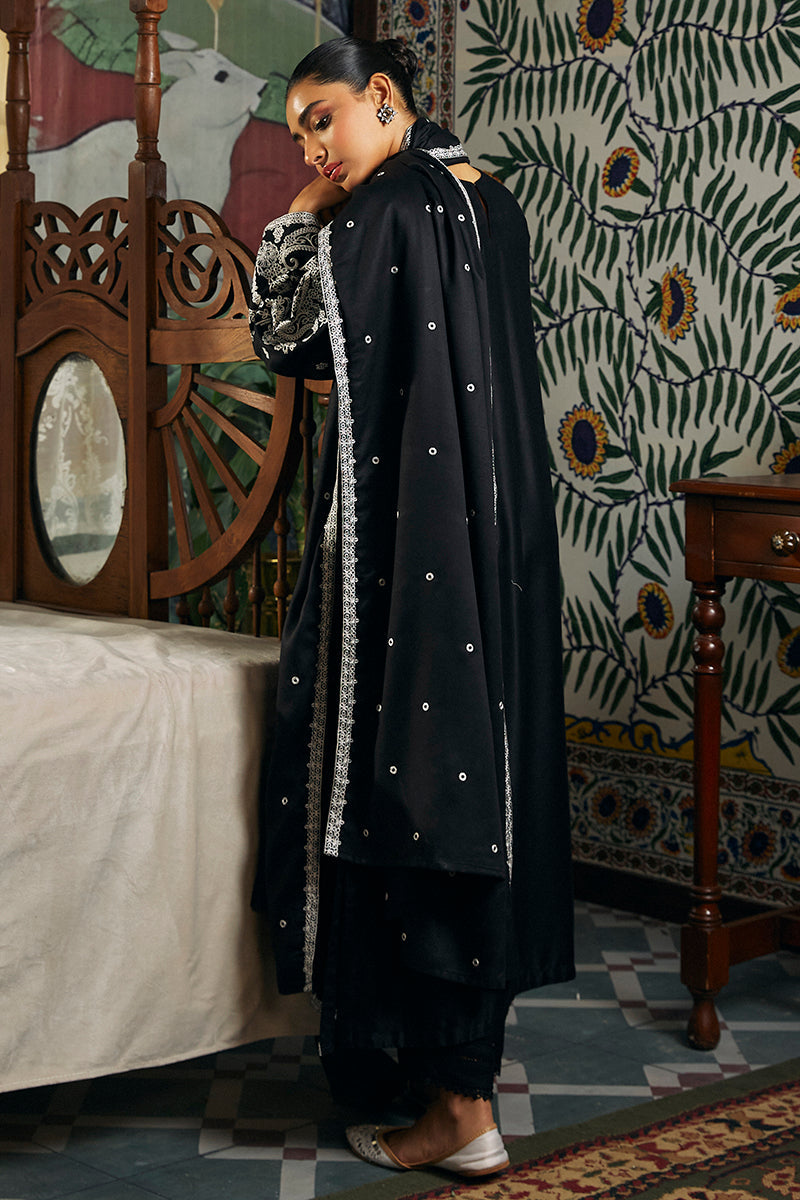 Black Dew 2-Piece Marina Embroidered Suit - Elegant Women's Outfit for Parties, Weddings & Special Occasions