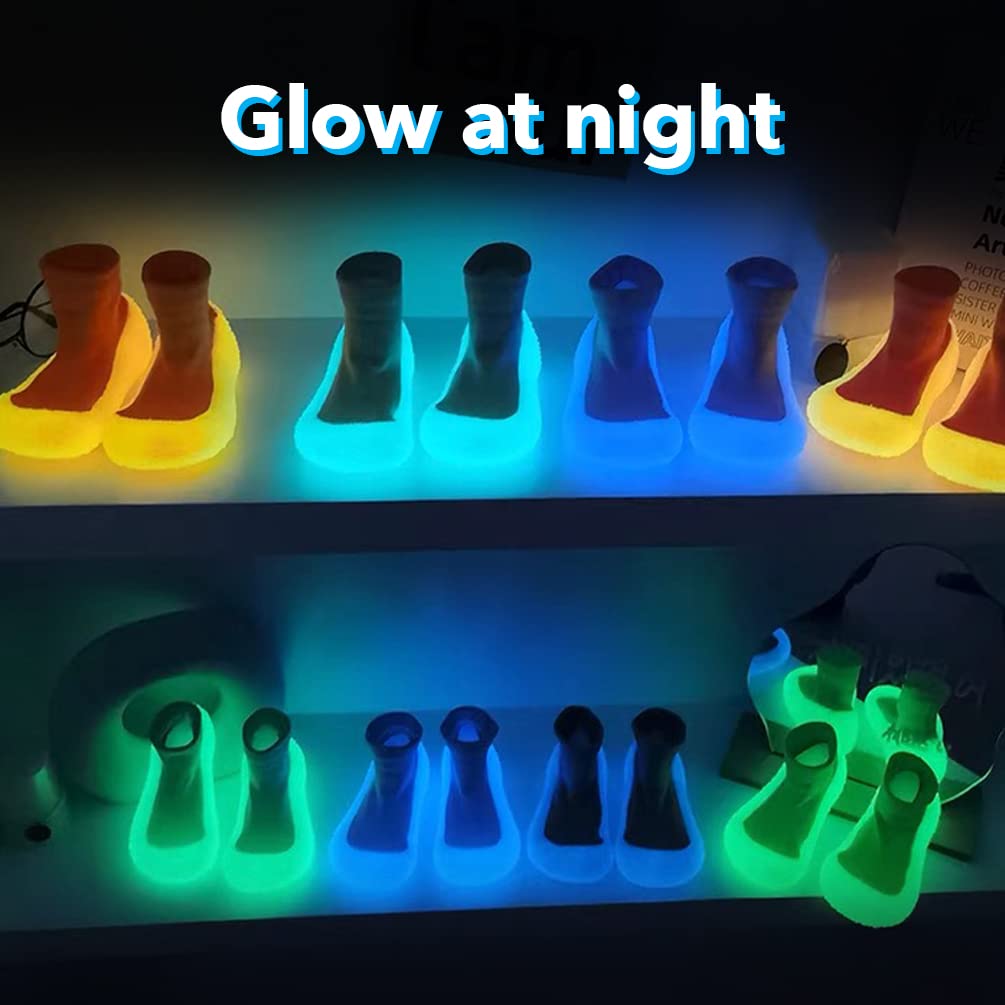 LitGreen Minimalist Barefoot Socks - Lightweight Gym & Yoga Shoes for Women & Men - Multi-Purpose Water Shoes for Running, Travel, Beach - Ultra-Portable LED Light Up Footwear