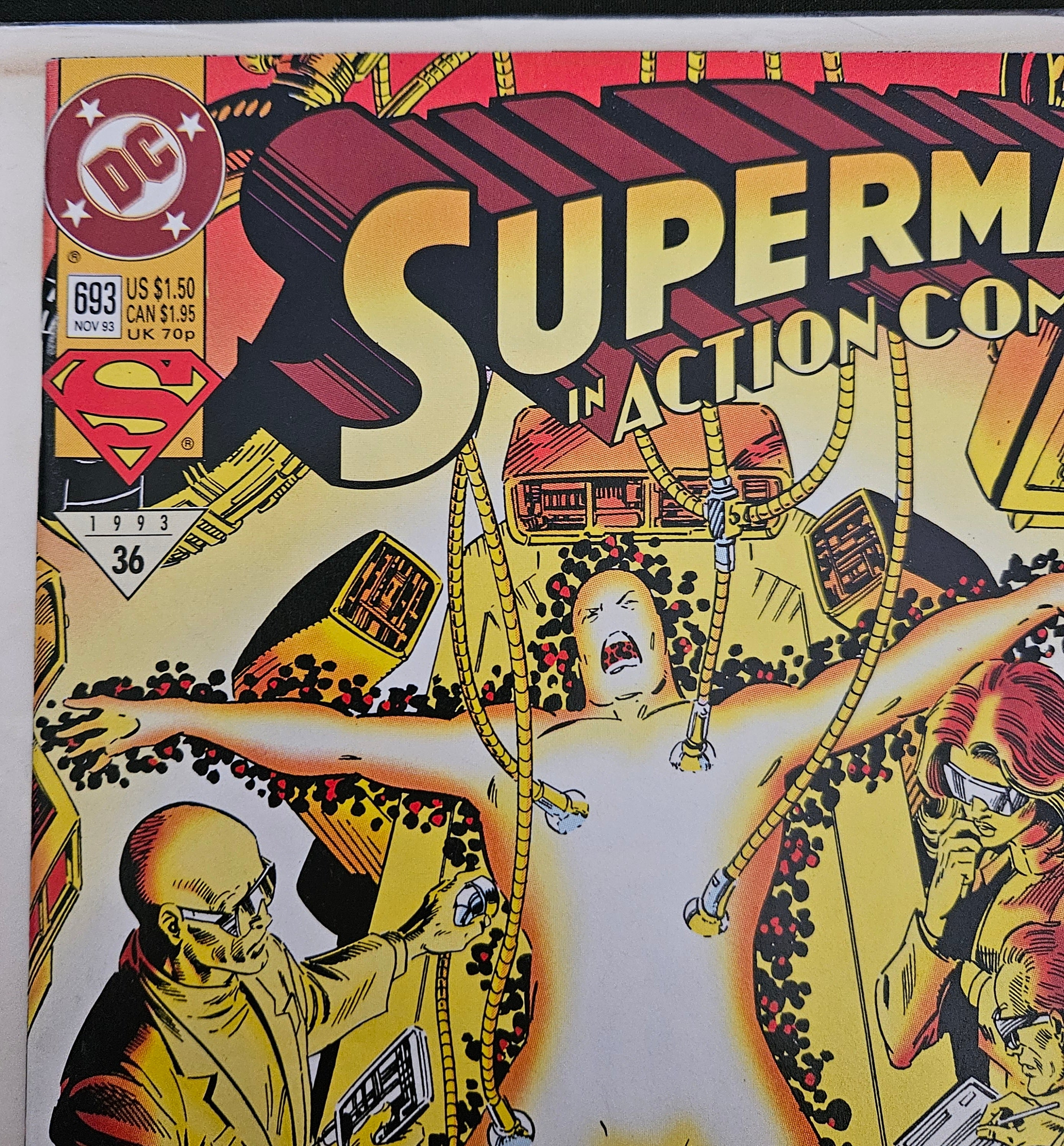 Action Comics #693: Superman The Man of Steel - DC Comics 1993 Vintage Collectible - Perfect for Comic Book Enthusiasts & Superhero Fans