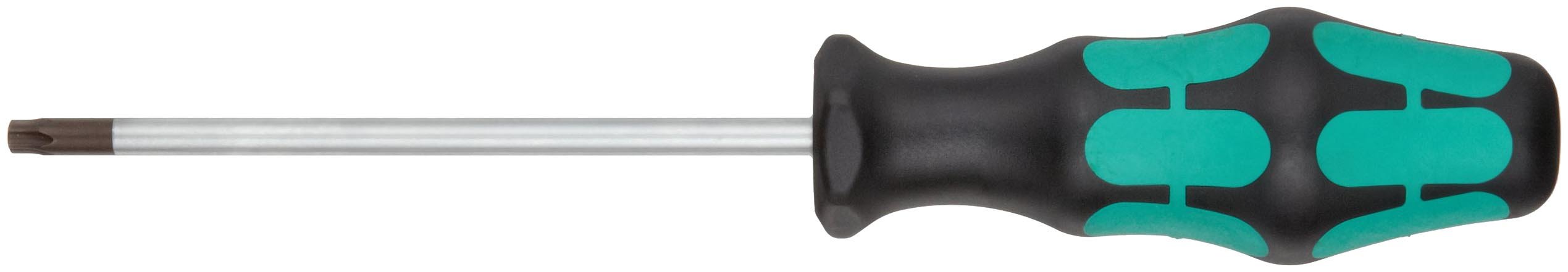 Wera 05138264001 Kraftform Plus 367 Torx BO Screwdriver with Bore Hole - TX 27 Head, 4-9/16