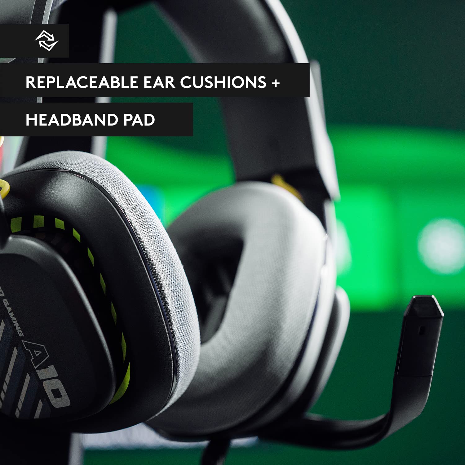 ASTRO A10 Gen 2 Wired Gaming Headset - Lightweight Over-Ear Headphones with 32mm Drivers & Flip-to-Mute Mic for PS5, PS4, Nintendo Switch & PC - Durable Black Design for Pro Gaming & Streaming
