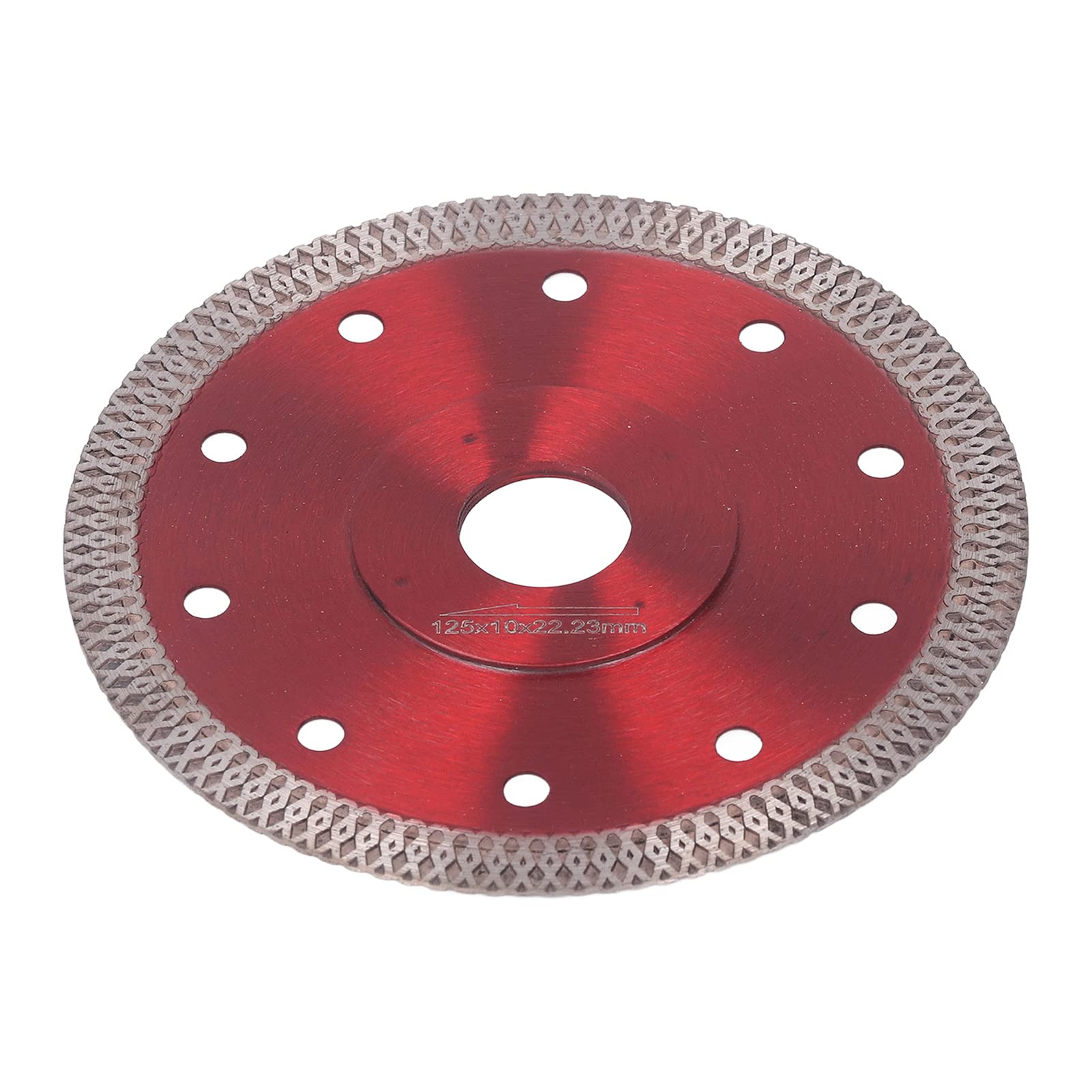 65 Manganese Alloy Steel Circular Saw Blade for Granite - 125mm/4.9in Red Incisive Tile Cutting Blade | Perfect for Granite, Marble & Stone Cutting Projects