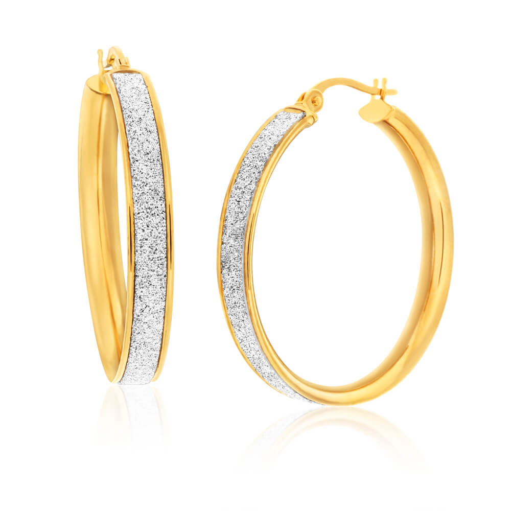 9ct Yellow Gold Hoop Earrings for Women - Elegant and Durable Jewelry for Everyday Wear, Parties, and Special Occasions