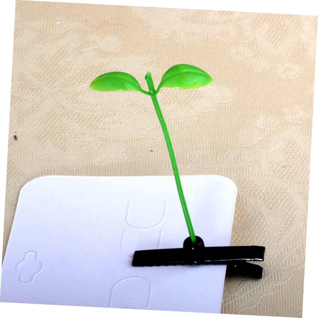 Minkissy Tiny Hair Clips - Cute Simulated Bean Sprout Hairpins for Girls (8-12 Years Old) - 12PCs Kids Hair Accessories Set for School, Party & Daily Wear