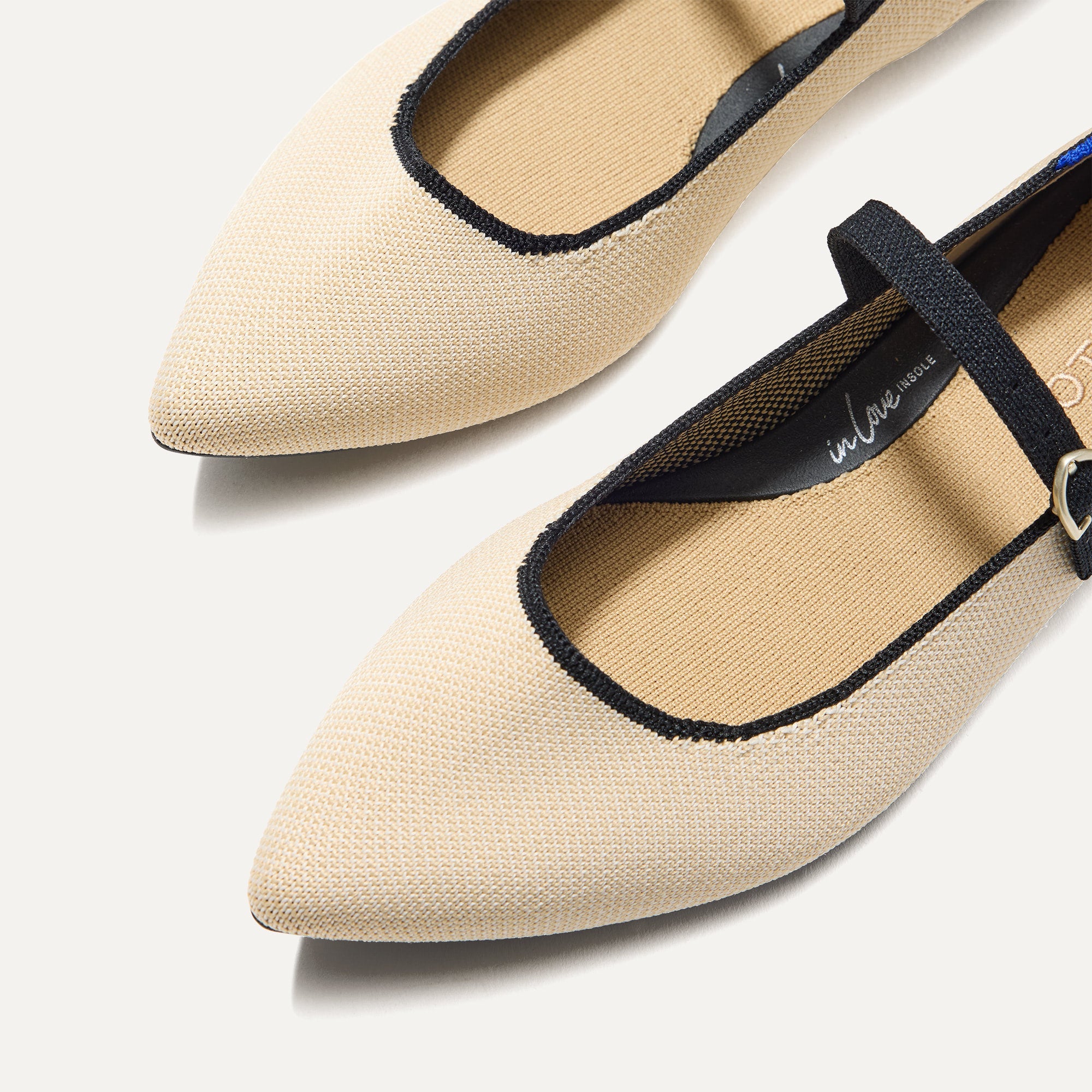 The Point Mary Jane II Women's Comfortable Sandstone Flats - Perfect for Casual Wear, Office & Everyday Use