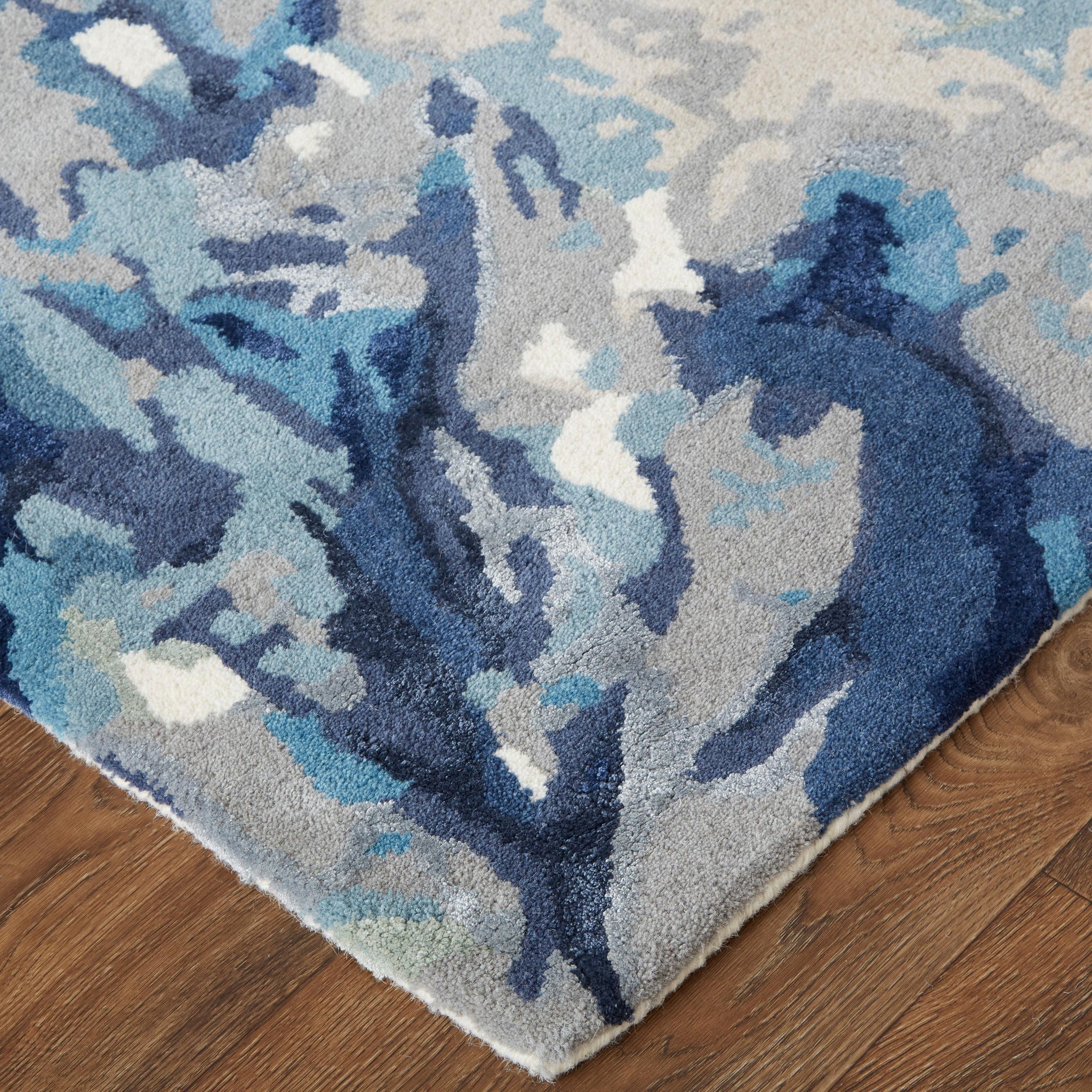 Stylish Dafney Blue Area Rug - Soft & Durable for Living Room, Bedroom, or Office Decor | Perfect for Home & Workspace