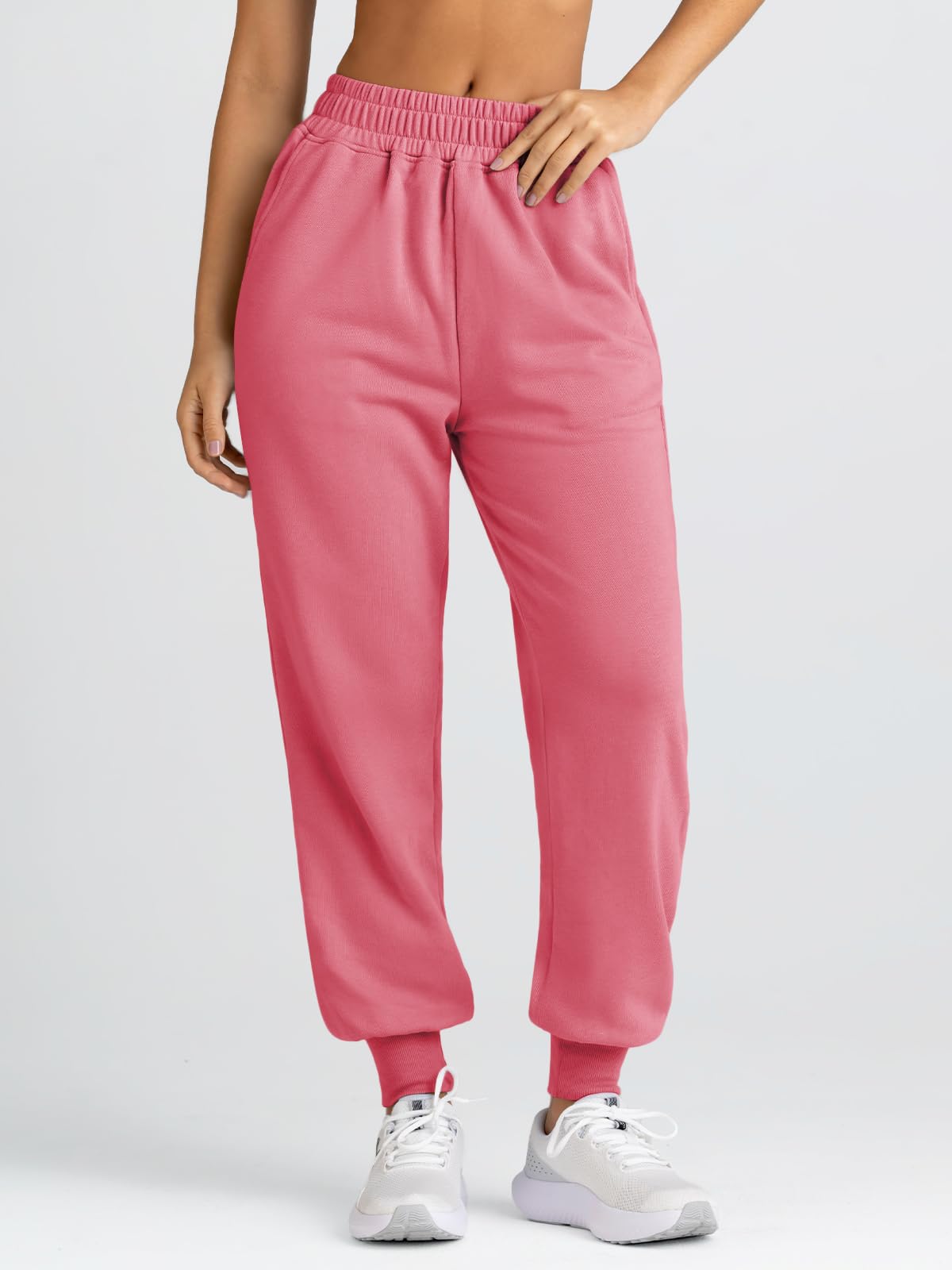 Yovela Women's High Waisted Baggy Sweatpants - Casual Joggers with Pockets for Fall | Y2K Aesthetic Warm Lounge Pants for Women | Perfect for Yoga, Running Errands & Cozy Home Wear
