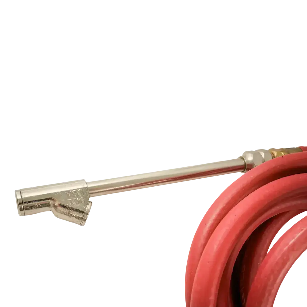 Dill Tire Inflator with 12ft Hose and Straight Angle Chuck - Portable Air Compressor for Cars, Trucks, Bikes & Motorcycles - Perfect for Roadside Emergencies and Garage Use