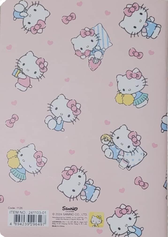 2025 Kawaii Kitty Journal Planner - A5 Daily Schedule Book & Organizer for School, Work, and Personal Use | Cute Cat Design for Students and Professionals