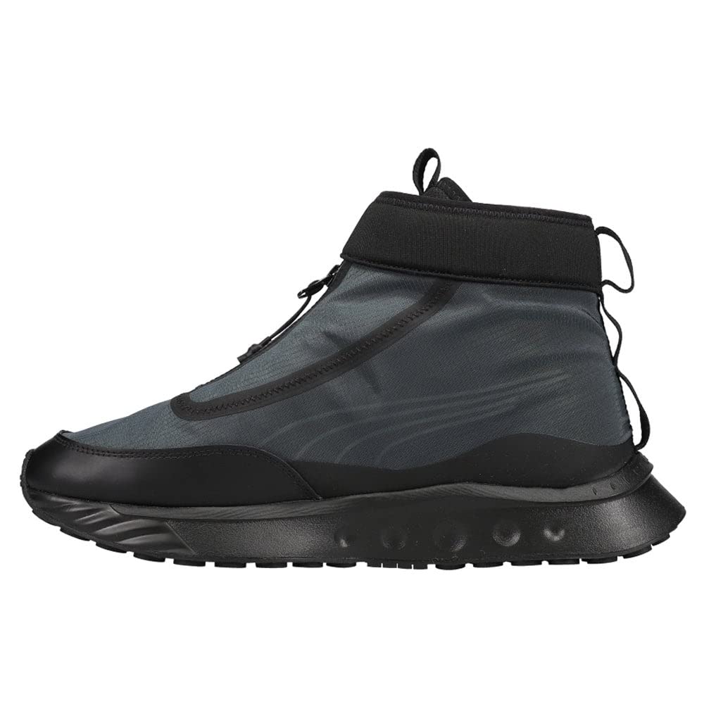 PUMA Men's Wild Rider Ad4pt High Sneakers - Black Casual Shoes for Running, Walking & Streetwear Fashion