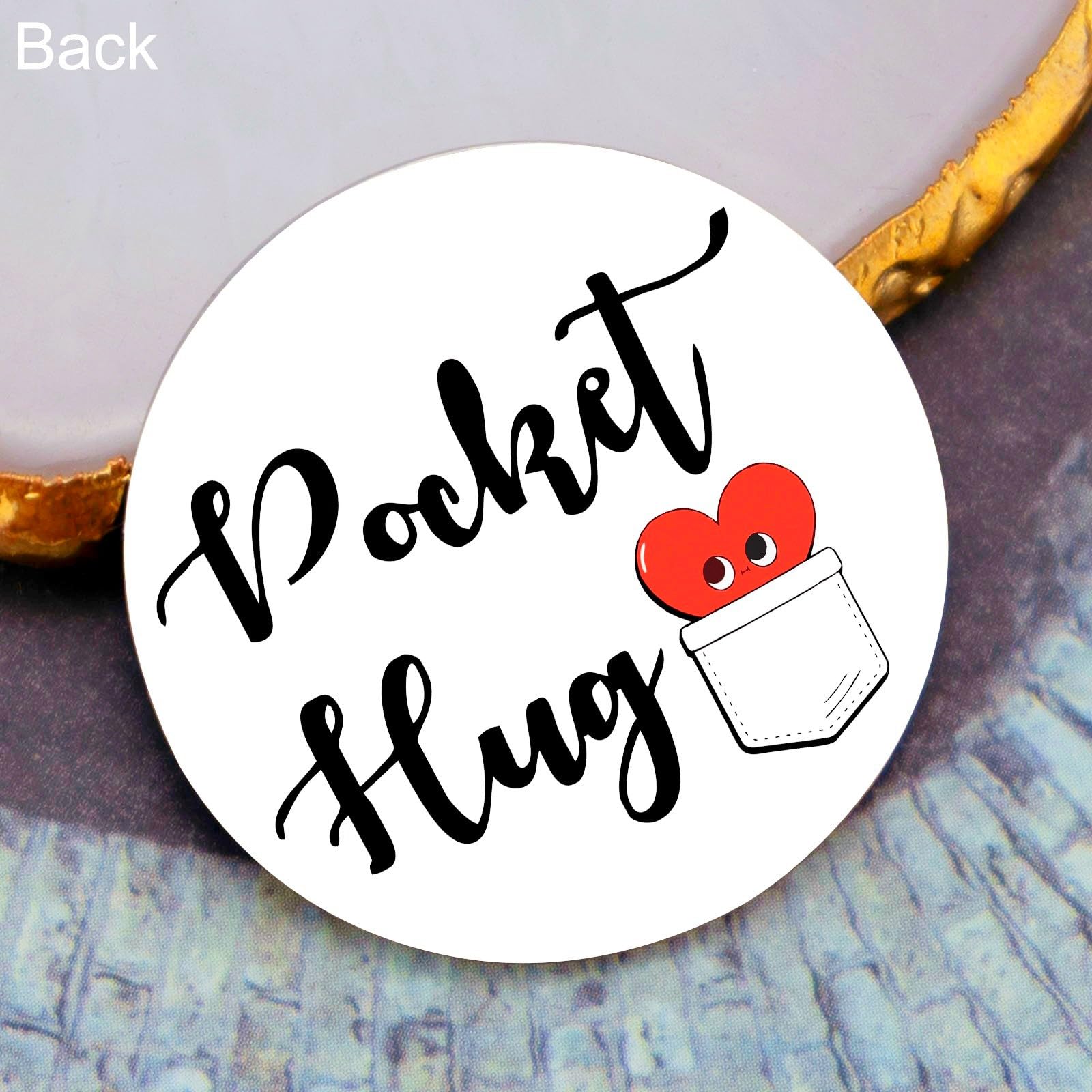 OEHEDOU Pocket Hug Token - Encouragement Gift for Women & Men - Long Distance Keepsake for Sister, Friend, or Loved One - Perfect for Cheering Up, Comfort, and Emotional Support (Ideal for Birthdays, Anniversaries, or Just Because)
