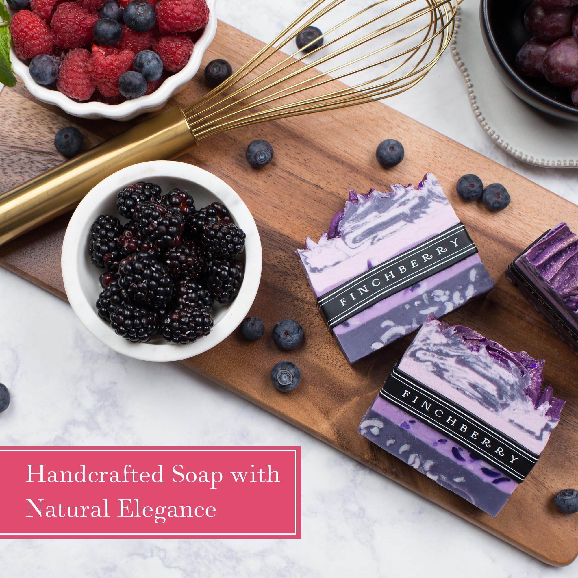 FinchBerry Natural Shea & Coconut Oil Soap Gift Set - 12 Handmade Bars (4.5oz Each) with Rich Scents & Lush Lather - Perfect for Daily Skincare, Self-Care Routine & Holiday Gifts
