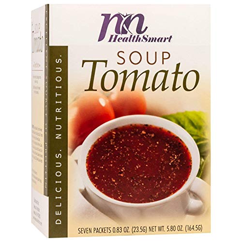 HealthSmart High Protein Tomato Soup - 15g Protein, Low Calorie, Low Carb, Sugar Free, Fat Free, Gluten Free, KETO & Ideal Protein Diet Friendly - 7 Count Box - Perfect for Weight Loss, Meal Replacement & Healthy Snacking