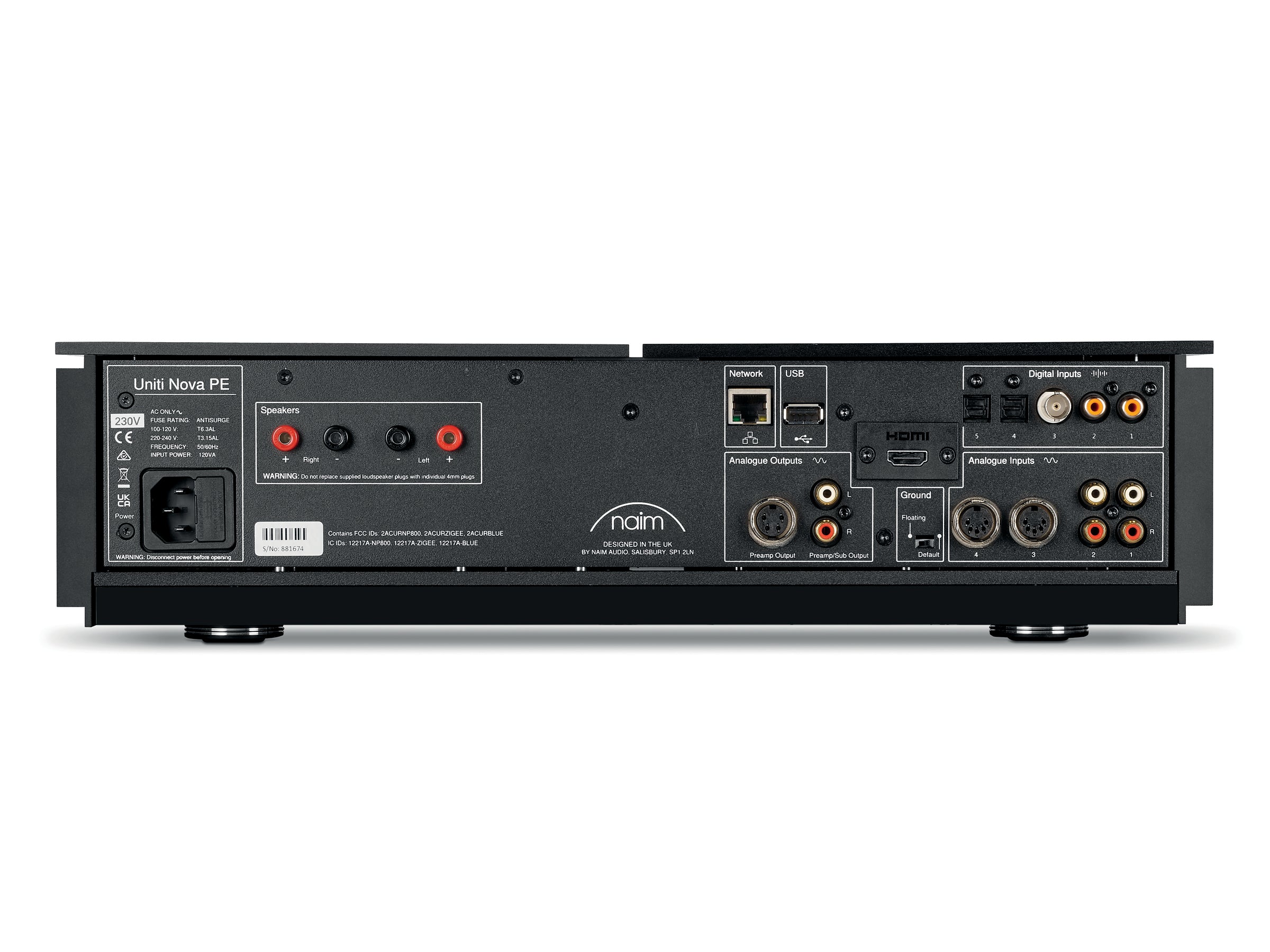 Naim Uniti Nova Power Edition Hi-Fi Streaming Amplifier - Premium Audio System for Home Theater & Music Listening - Perfect for Living Rooms, Studios & Audiophiles