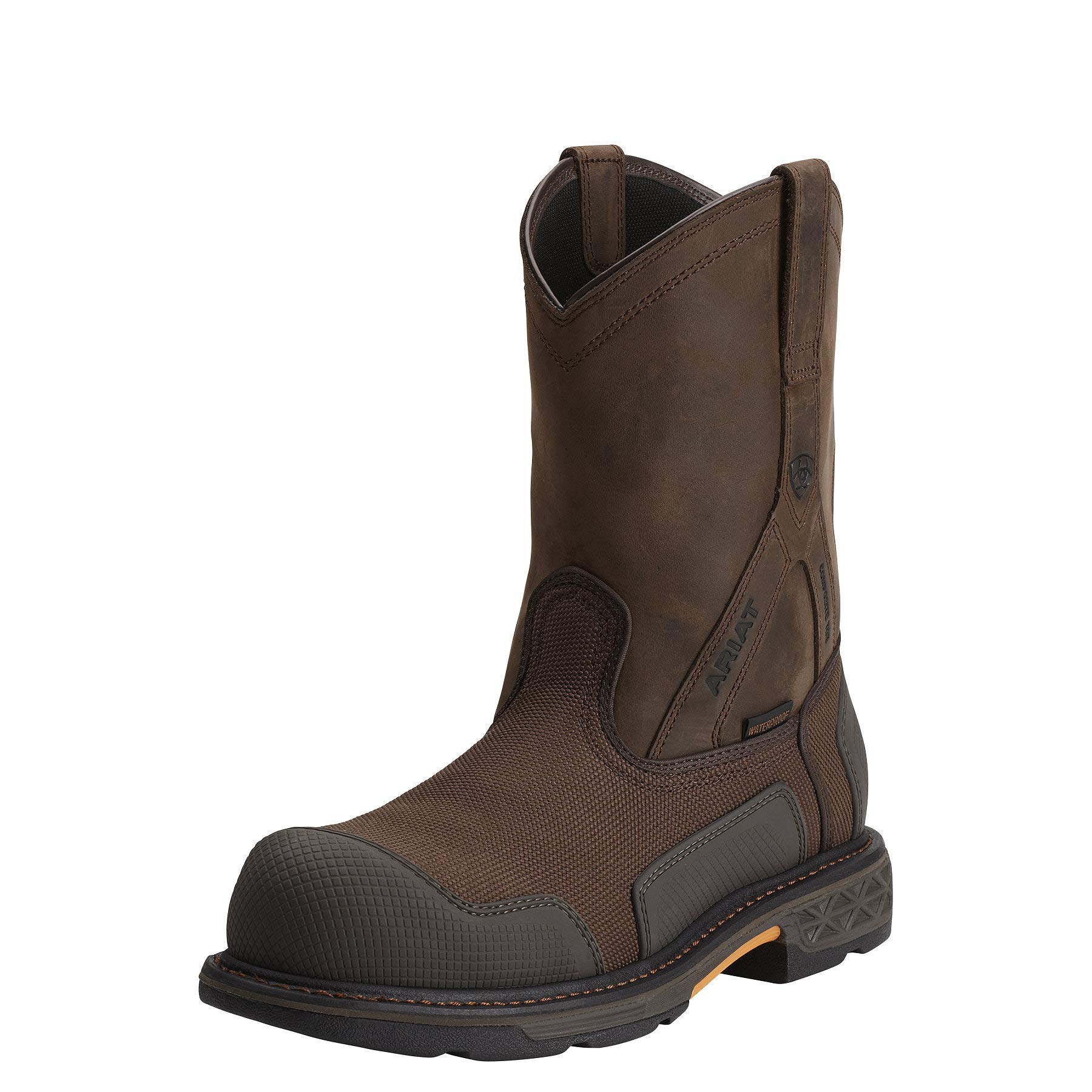 Ariat Men's Overdrive XTR Waterproof Composite Toe Work Boots - Heavy Duty Safety Shoes for Construction, Oil Rig, Outdoor & Industrial Work | Slip Resistant & Comfortable for All-Day Wear