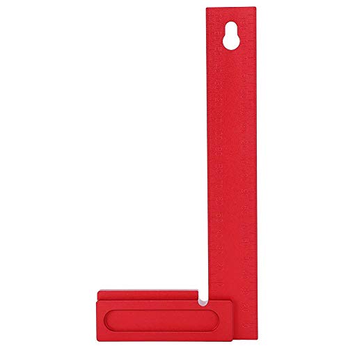 200mm Right Angle Ruler - 90 Degree Aluminum Alloy Measuring Tool for Woodworking, Metalworking & DIY Projects | Precision Line Scriber & Drawing Gauge for Carpentry, Engineering & Crafting