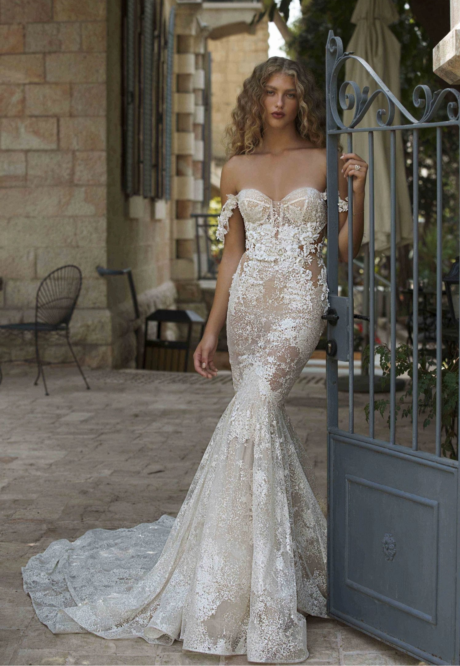 Berta 21 103 Women's Evening Dress Size 12 - Elegant Gown for Prom, Wedding, and Special Occasions