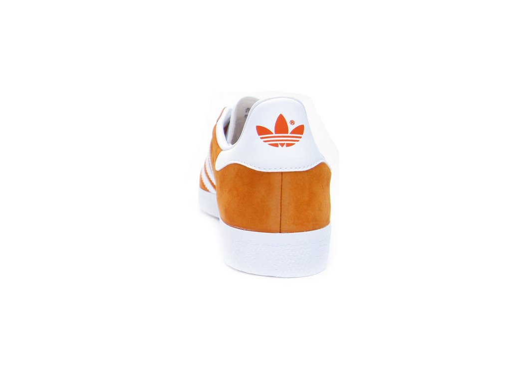 Adidas Gazelle Men's Sneakers in Orange & White - Size 6 | Classic Comfort for Casual Wear, Running & Street Style