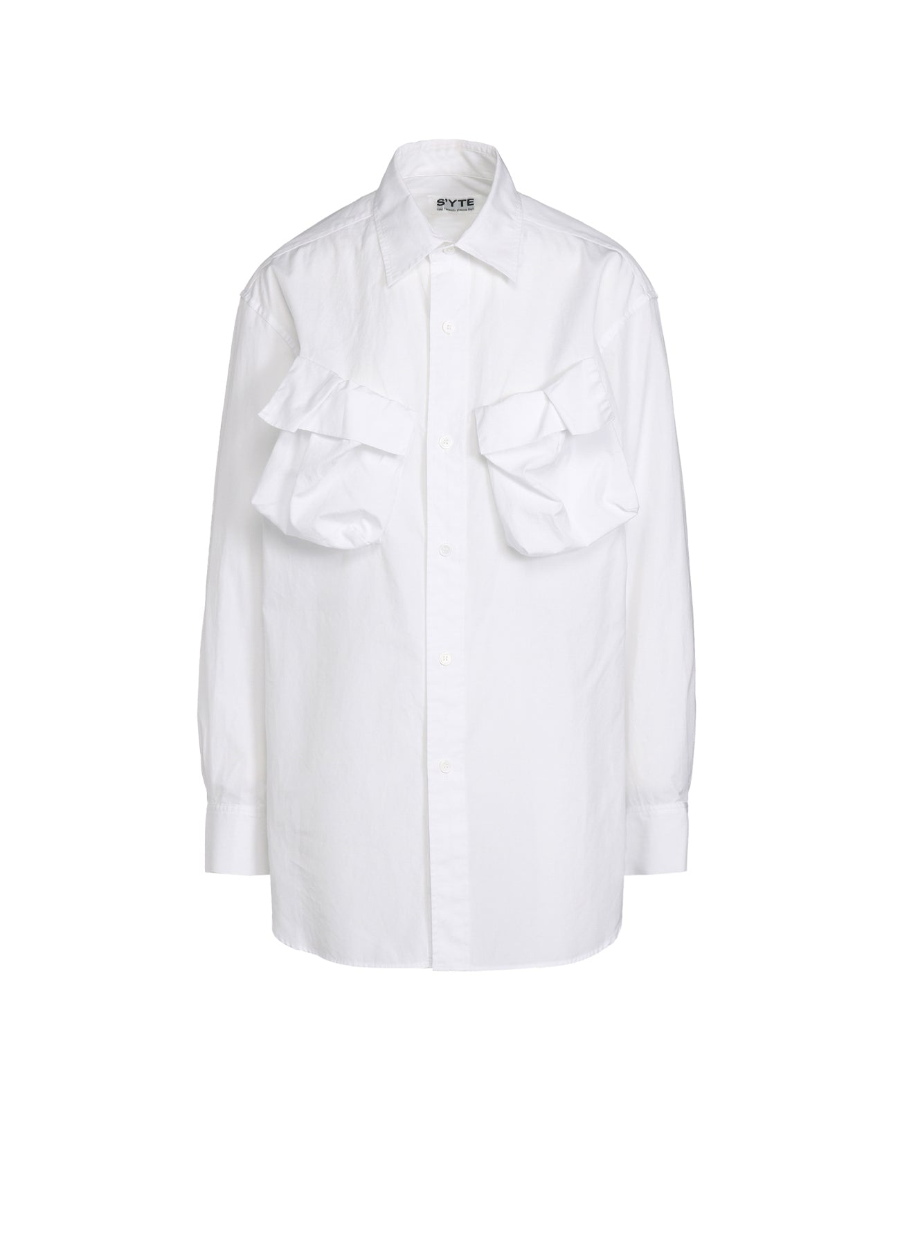Men's Cotton Broadcloth Deconstructed Chest Pocket Shirt - Casual Button Down for Work & Everyday Wear