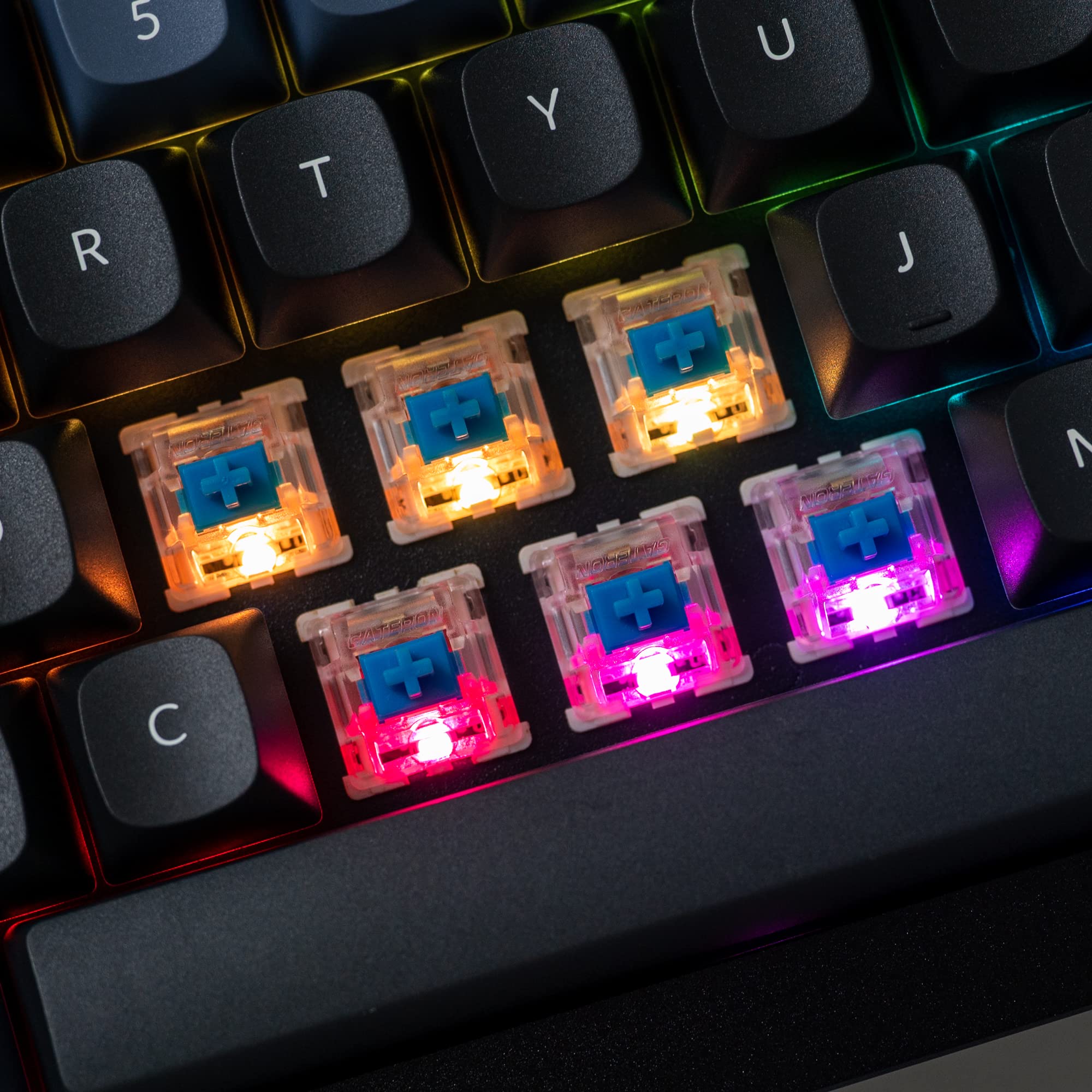 Keychron Q2 Wired Custom Mechanical Keyboard - 65% Compact Layout with Knob, Hot-Swappable Gateron G Pro Blue Switches, QMK/VIA Programmable Macros, Double Gasket Design for Mac/Windows/Linux (Black) | Perfect for Gaming, Coding & Office Work