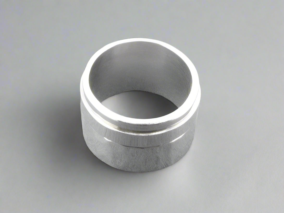 Hammered Spinner Ring for Anxiety Relief - Sterling Silver 925 Unisex Jewelry for Stress Relief & Focus - Perfect for Meditation, Fidgeting, and Everyday Wear
