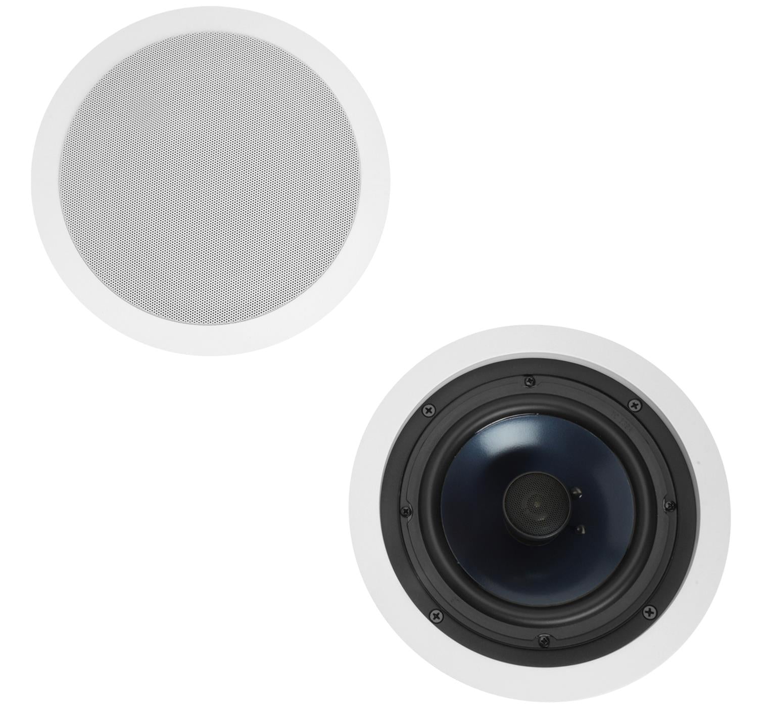 Polk Audio RC60i 2-Way Premium In-Ceiling 6.5-Inch Round Speakers (Pair) - Perfect for Home Theater & Whole House Audio System