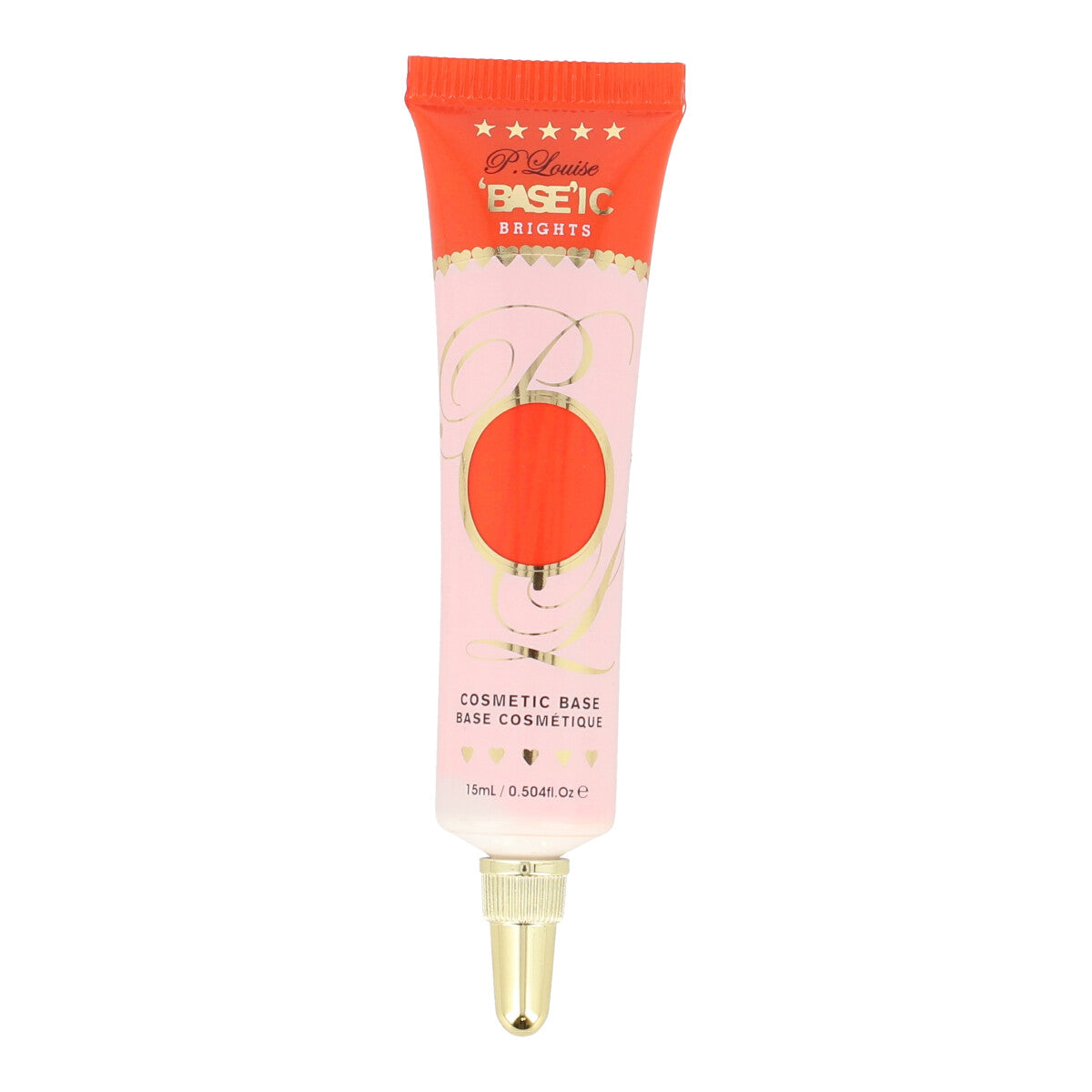 P.Louise Baseic Brights Orange Eyeshadow Primer - Long-Lasting, Highly Pigmented Makeup Base for Vibrant Eye Looks | Perfect for Party, Halloween & Bold Makeup Styles