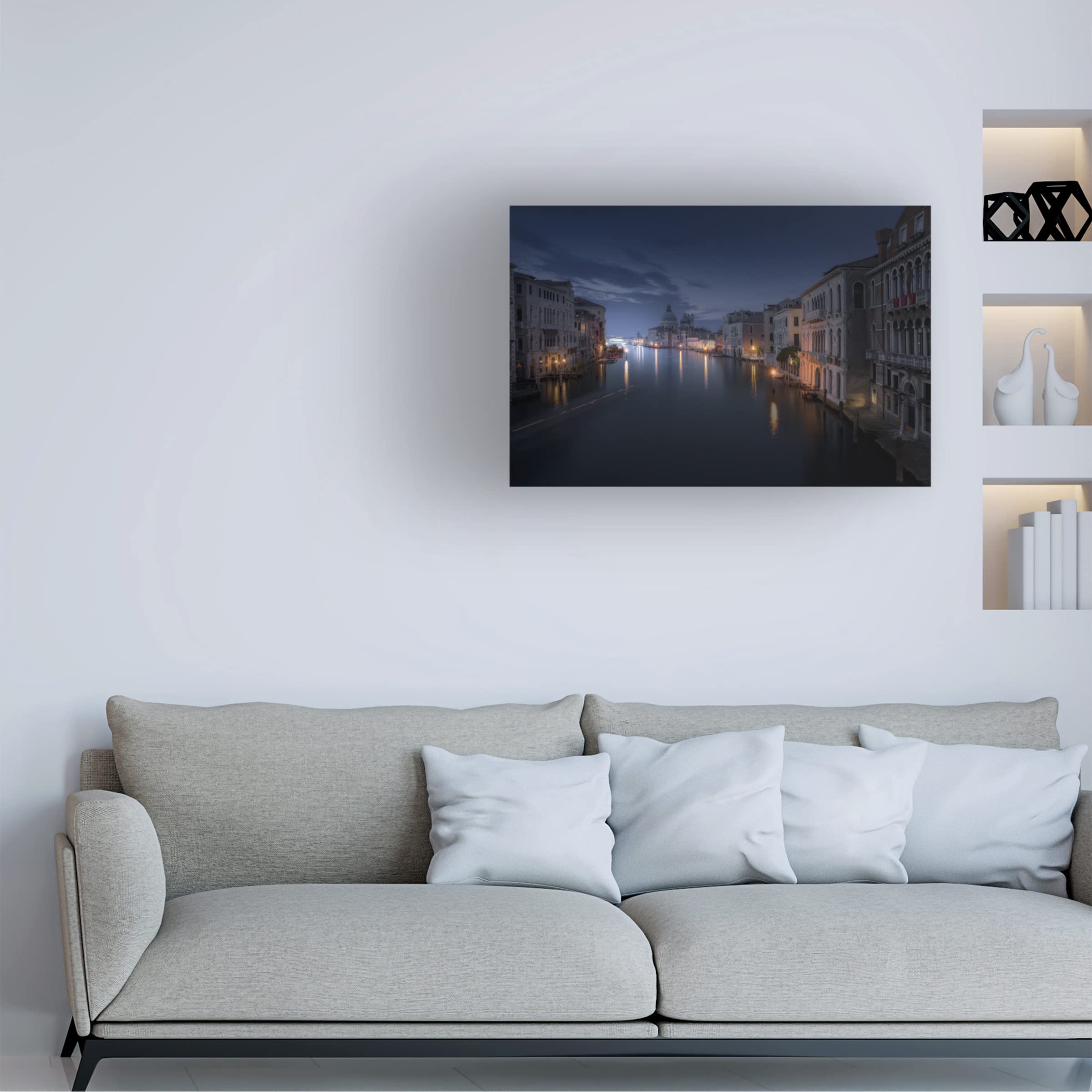 David Lopez Garcia 'Venice I' Canvas Art Print - Premium Wall Decor for Living Room, Bedroom & Office - Trademark Fine Art Collection