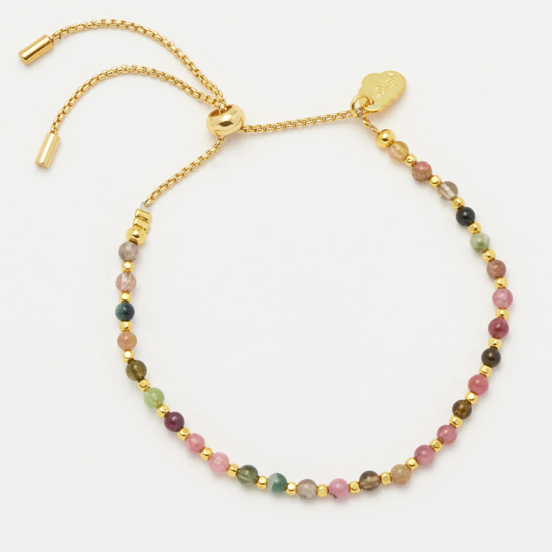 Estella Bartlett Live As You Dream Amelia Bracelet - Gold Plated Tourmaline Jewelry for Women | Perfect for Everyday Wear, Gift Giving & Special Occasions
