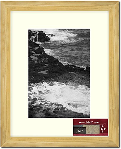 Honey Oak Wood Picture Frame 26x32 Inches - Premium Solid Wood Photo Frame for Wall Art, Family Photos & Home Decor