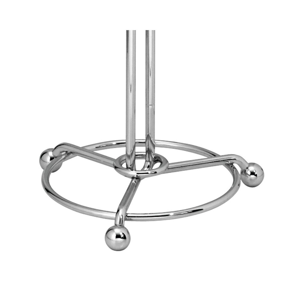 iDesign Classico Swivel Paper Towel Holder - Chrome Finish Kitchen Countertop Organizer for Easy Access | Perfect for Small Spaces, RVs & Dorm Rooms