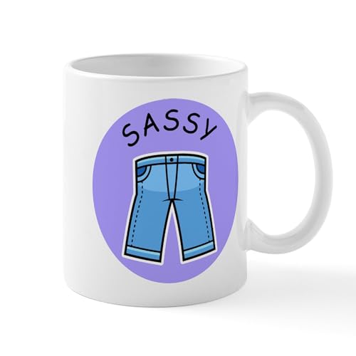 White - Sassy Pants Mug