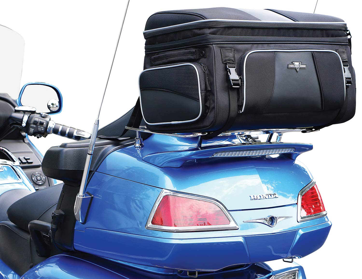 Nelson Rigg NR-300 Route 1 Traveler Tour Trunk Bag - Waterproof Motorcycle Luggage for Harley Davidson Ultra, Indian Roadmaster & Honda Gold Wing - Perfect for Long-Distance Rides & Road Trips