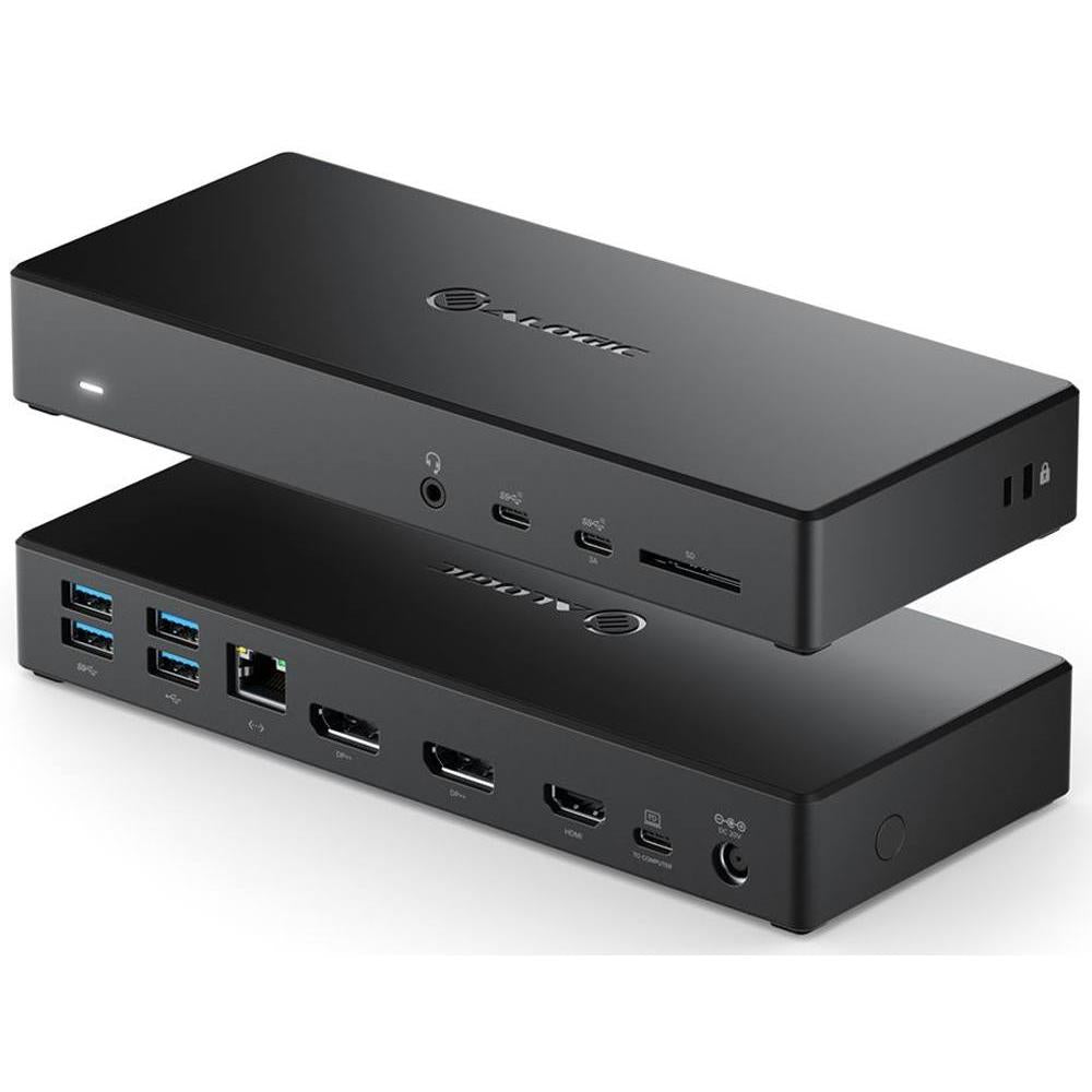 Alogic DUCMA3 USB C Triple Display Docking Station with 4K HDMI, 100W PD Charging - Perfect for Home Office, Gaming & Multi-Monitor Workstations