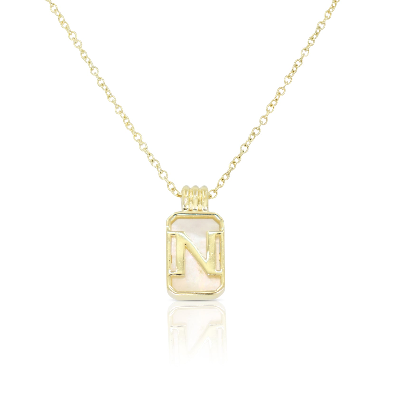 A to Z Gold Initial Necklace for Women - Personalized Alphabet Letter Pendant Jewelry - Perfect Gift for Birthday, Anniversary & Valentine's Day