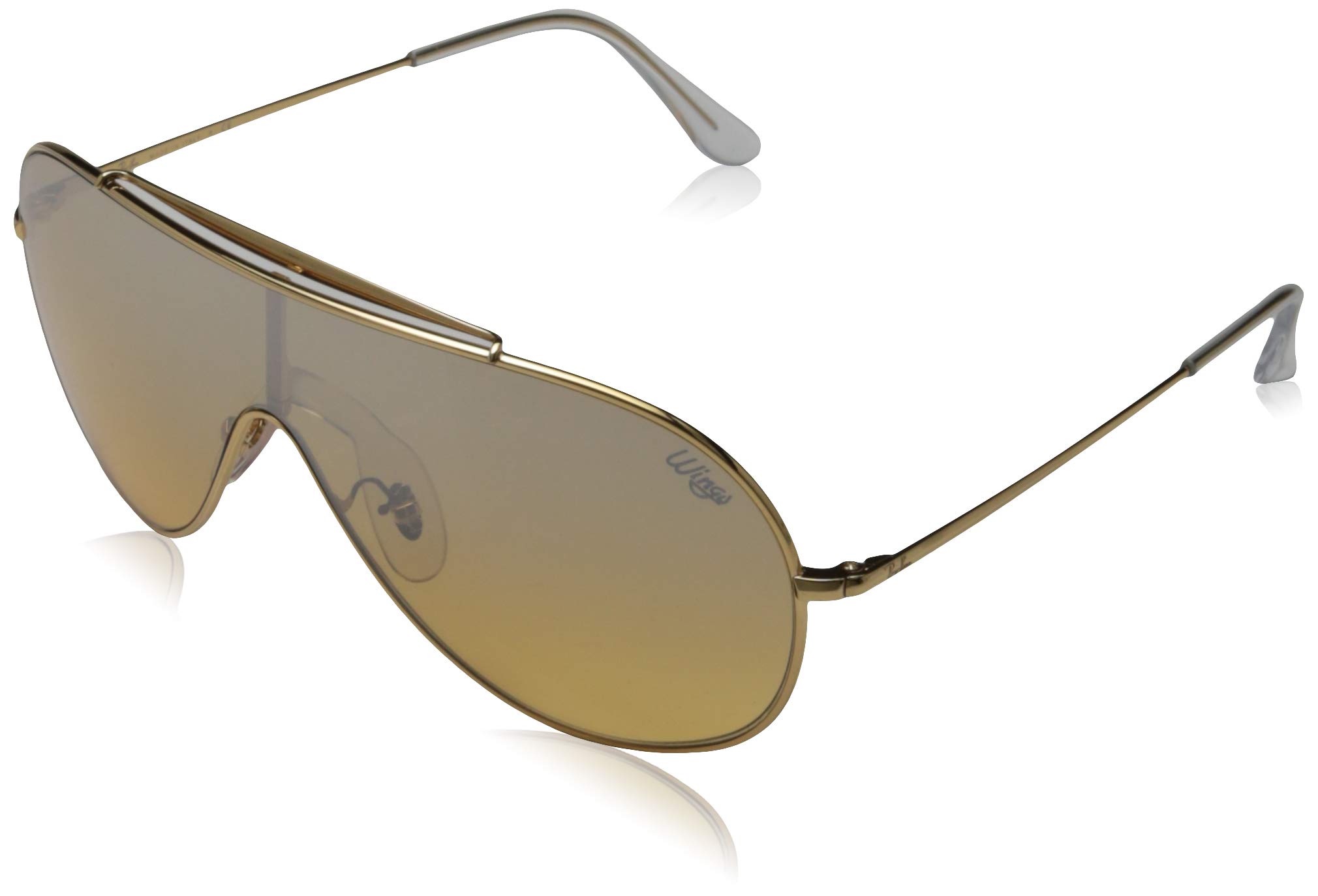 Ray-Ban RB3597 Wings Shield Polarized Sunglasses for Men & Women - UV Protection, Classic Aviator Style - Perfect for Driving, Travel & Outdoor Activities