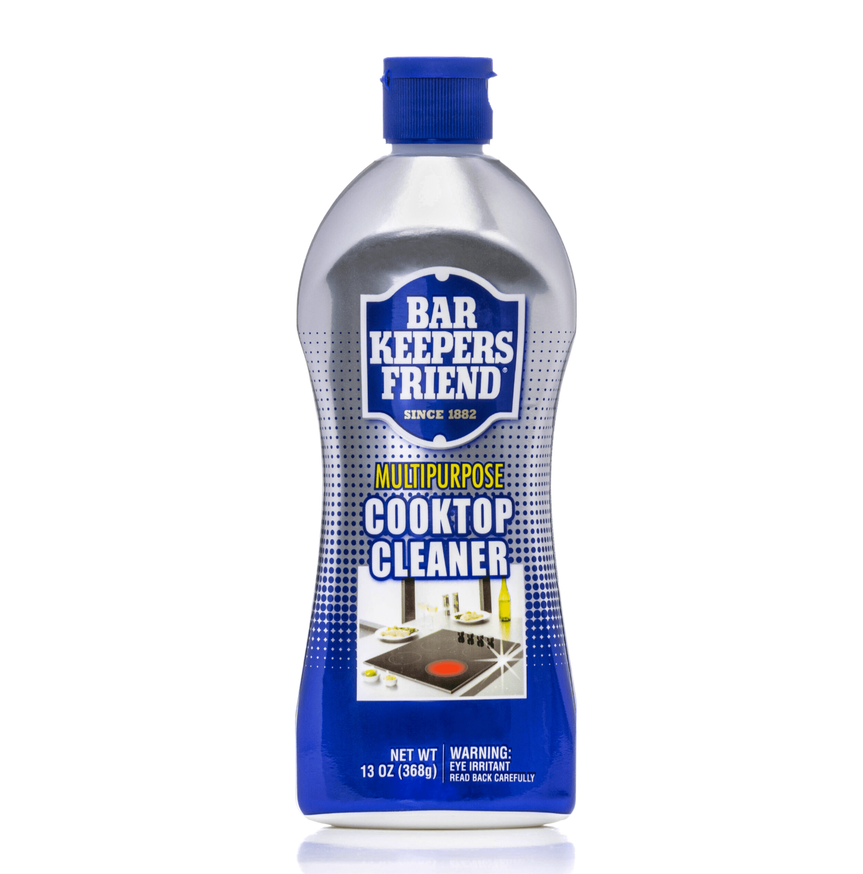 Bar Keepers Friend Cooktop Cleaner 13oz - Stain Remover for Glass, Ceramic & Induction Stovetops - Perfect for Kitchen Cleaning & Maintenance