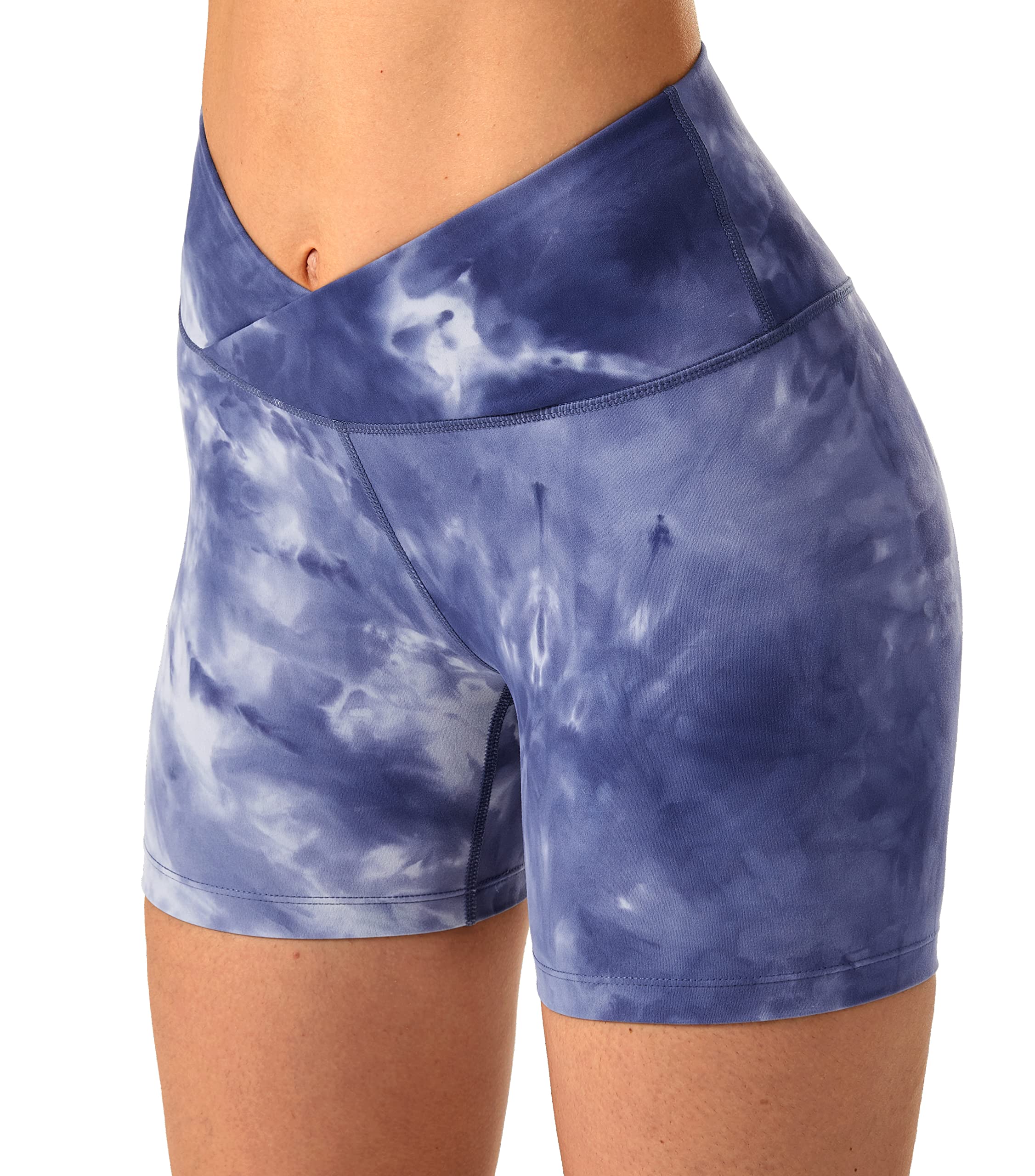 Soothfeel Women's High Waisted Biker Shorts with Hidden Pockets - 5