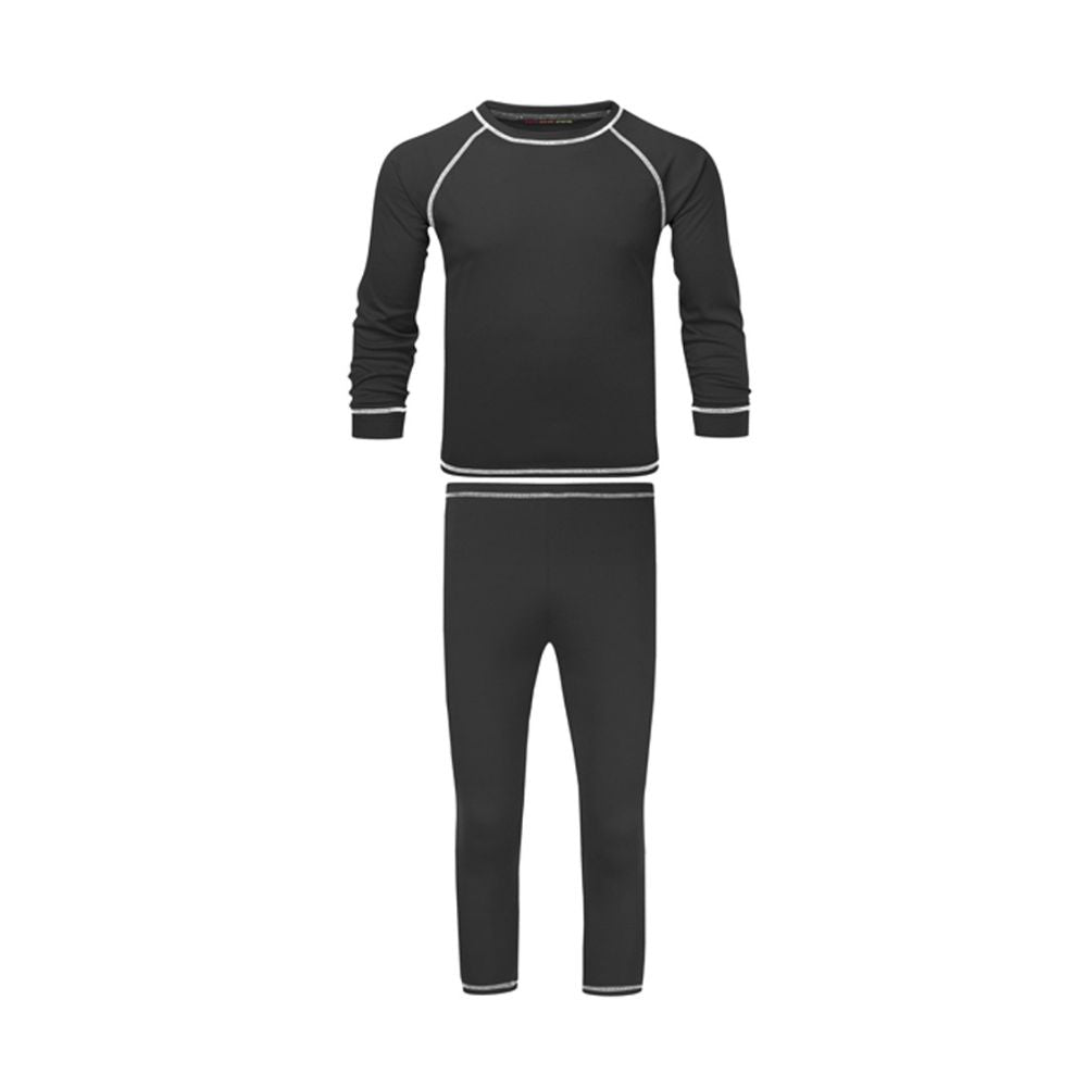 Manbi Unisex Supertherm Thermal Top & Leggings Set - Winter Base Layer for Men & Women (Size L) | Warm Fleece-Lined Underwear for Skiing, Hiking & Cold Weather Activities