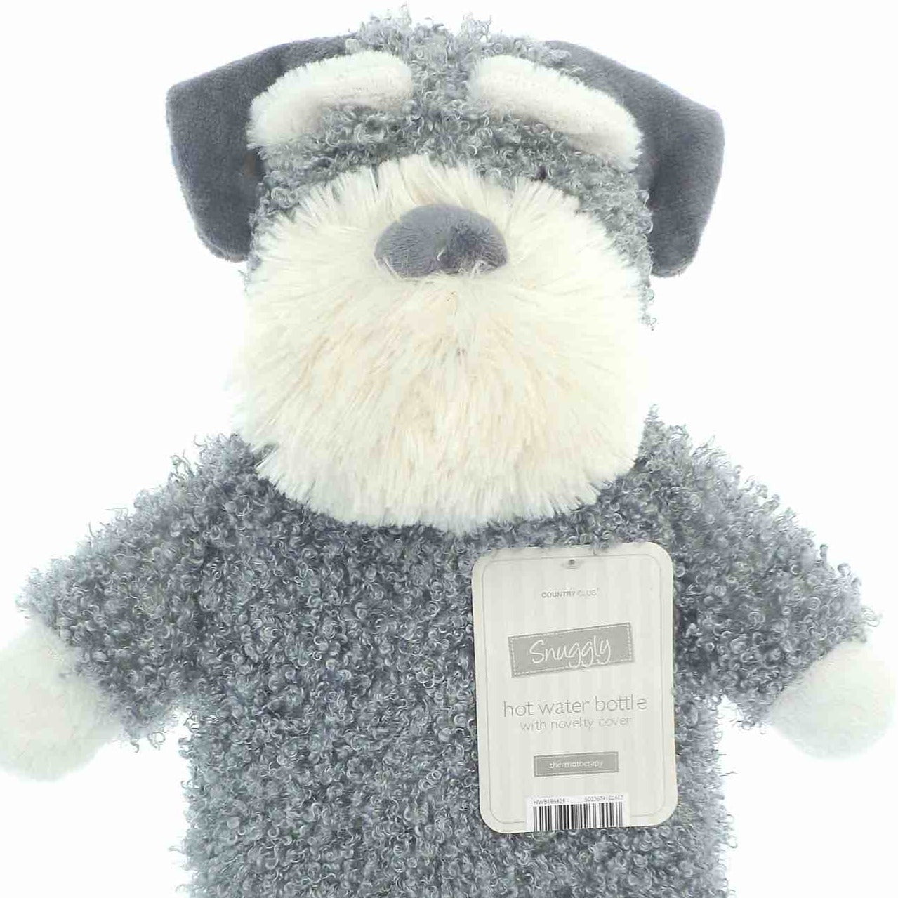 1L Schnauzer Dog Themed Hot Water Bottle for Pain Relief & Warmth - Perfect for Cold Nights, Menstrual Cramps, and Pet Lovers