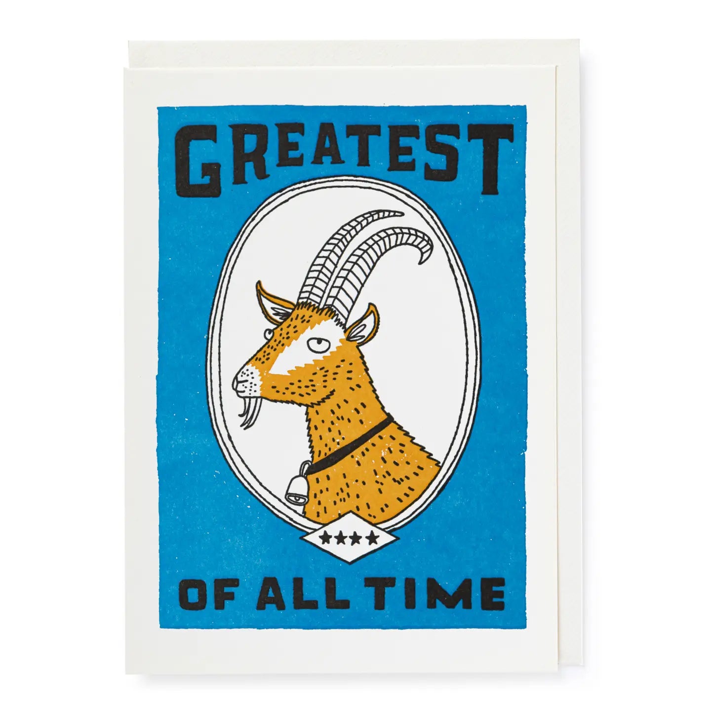 Greatest of All Time Goathead by Charlotte Farmer - Premium Wall Art for Home & Office Decor