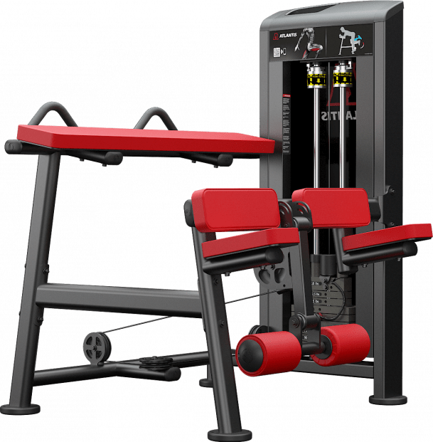 ATLANTIS Kneeling Leg Curl Machine - Home Gym Equipment for Hamstring & Glute Workout - Perfect for Strength Training & Fitness Enthusiasts