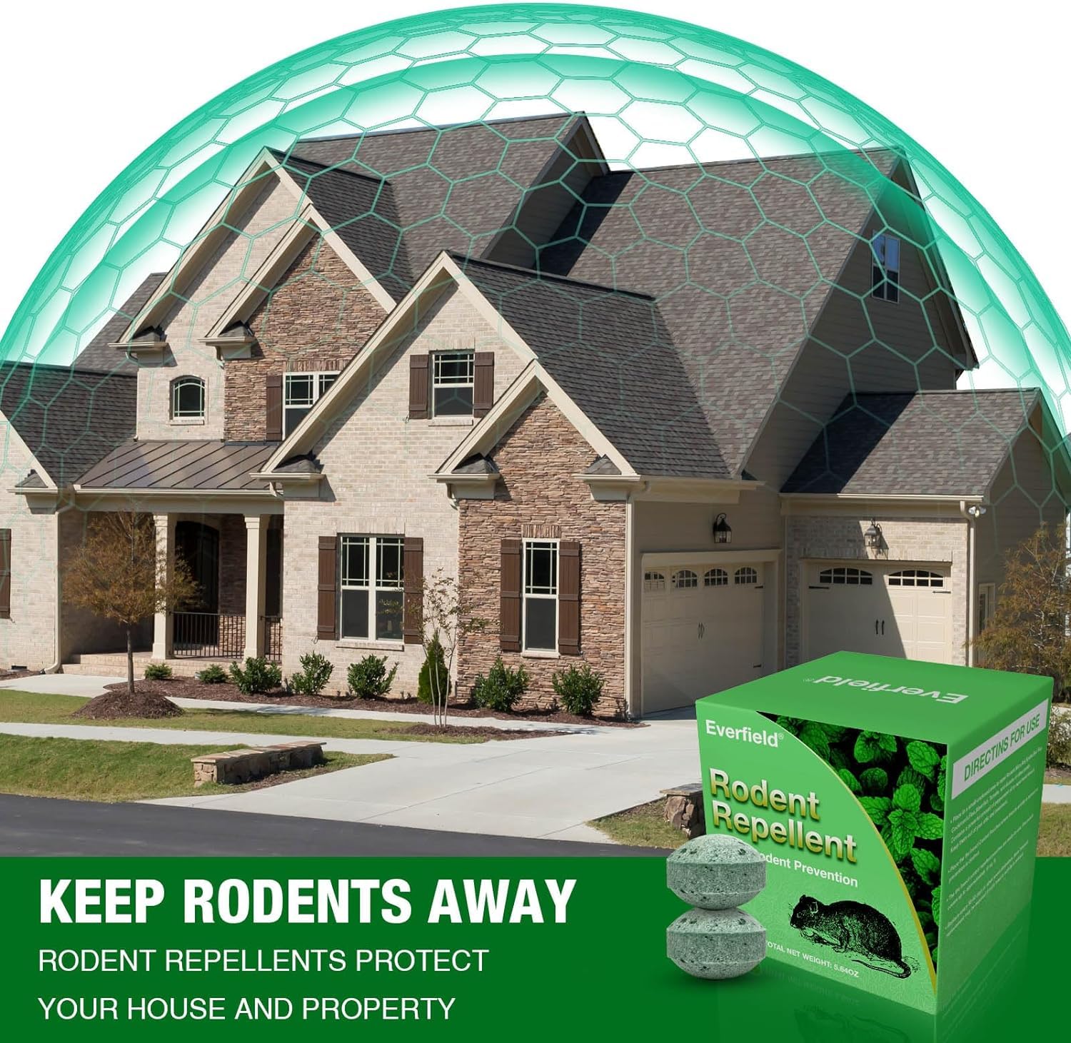 2025 Upgraded 12Pcs Peppermint Oil Mouse Repellent Balls - Natural Rodent Deterrent for Rats, Mice & Insects | Safe for Humans & Pets | Effective Pest Control for Ants, Bugs, Spiders | Ideal for Home, Garage, Basement & Storage Areas