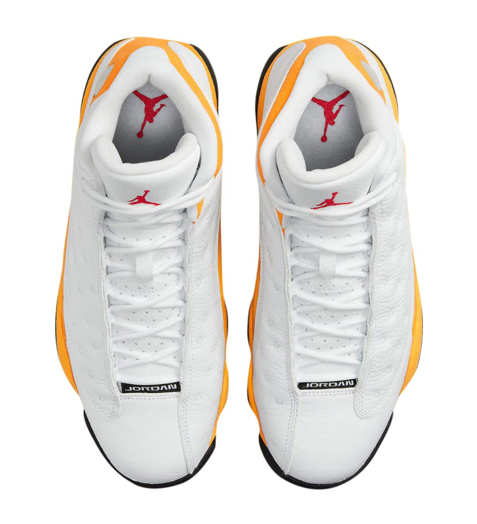 Nike Jordan Men's Air 13 Retro Sneakers - Size 12 White/Blue Basketball Shoes for Men | Stylish Casual & Sports Wear | Perfect for Basketball Games, Gym Workouts & Street Fashion