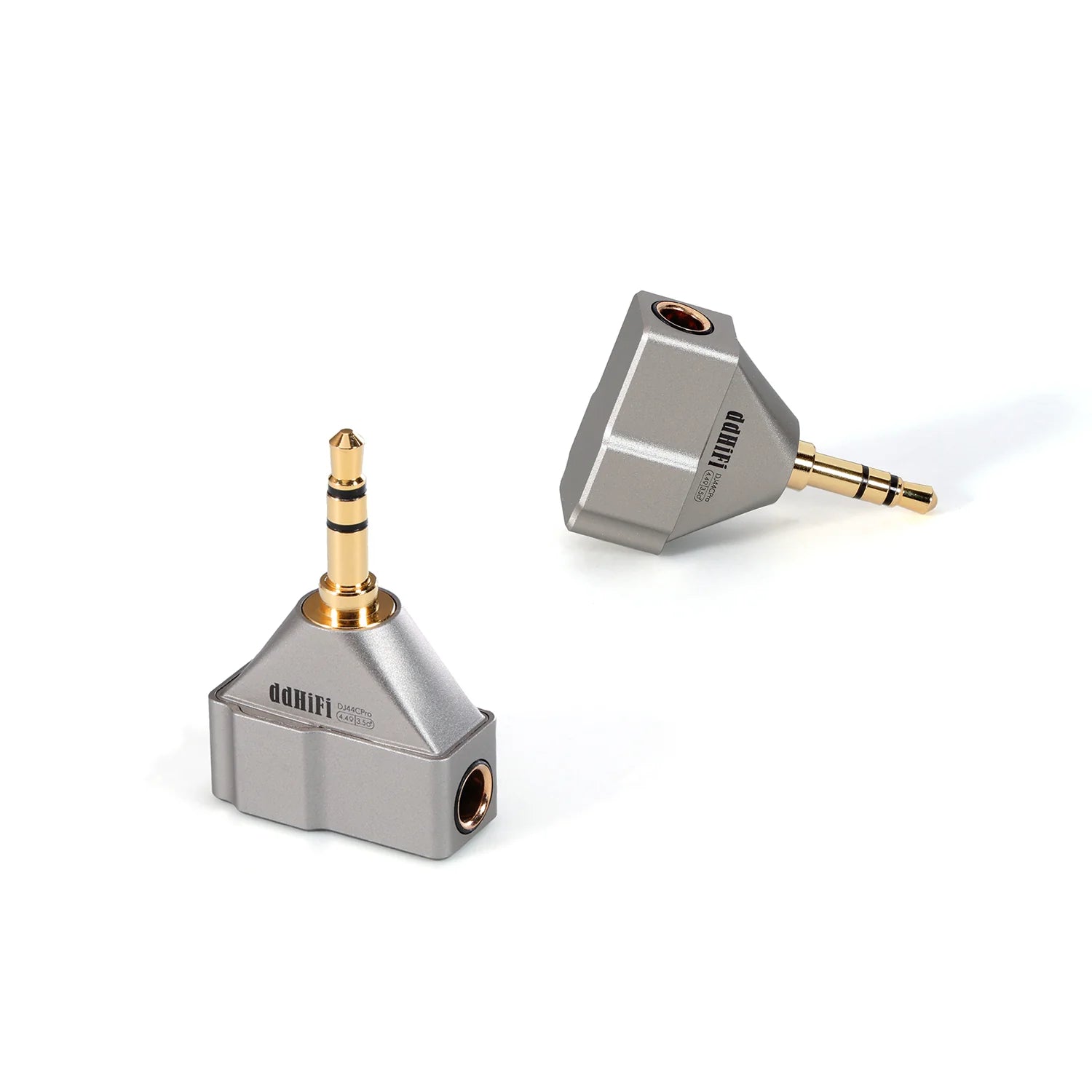 DD ddHiFi DJ44CPro 4.4mm Female to 3.5mm Male Audio Adapter - High-Quality Balanced to Unbalanced Converter for Headphones, DACs, and Hi-Fi Systems - Perfect for Audiophiles and Studio Use