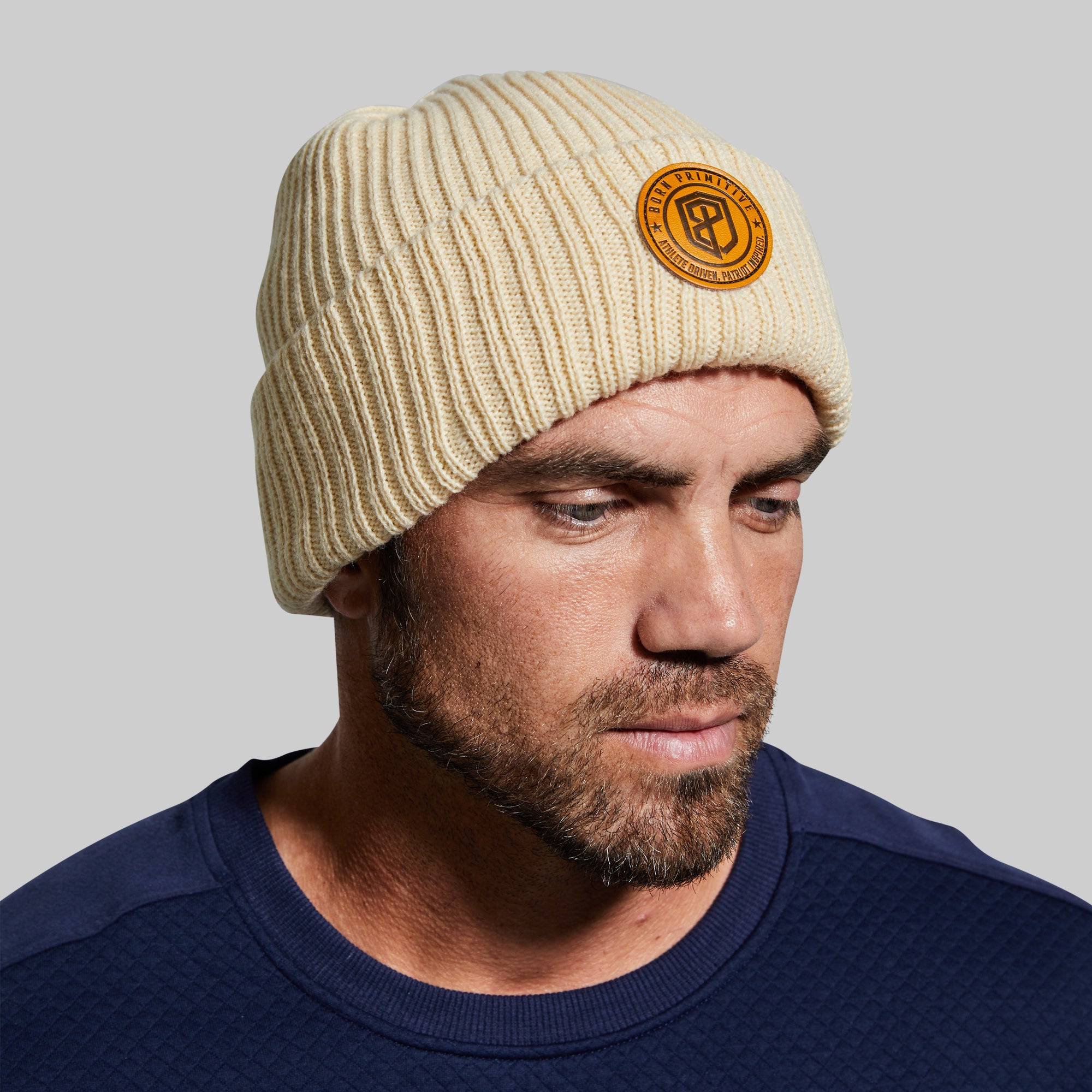 Heritage Knit Beanie for Men & Women - Soft Warm Winter Hat in Oatmeal Color - Perfect for Skiing, Hiking, and Outdoor Activities